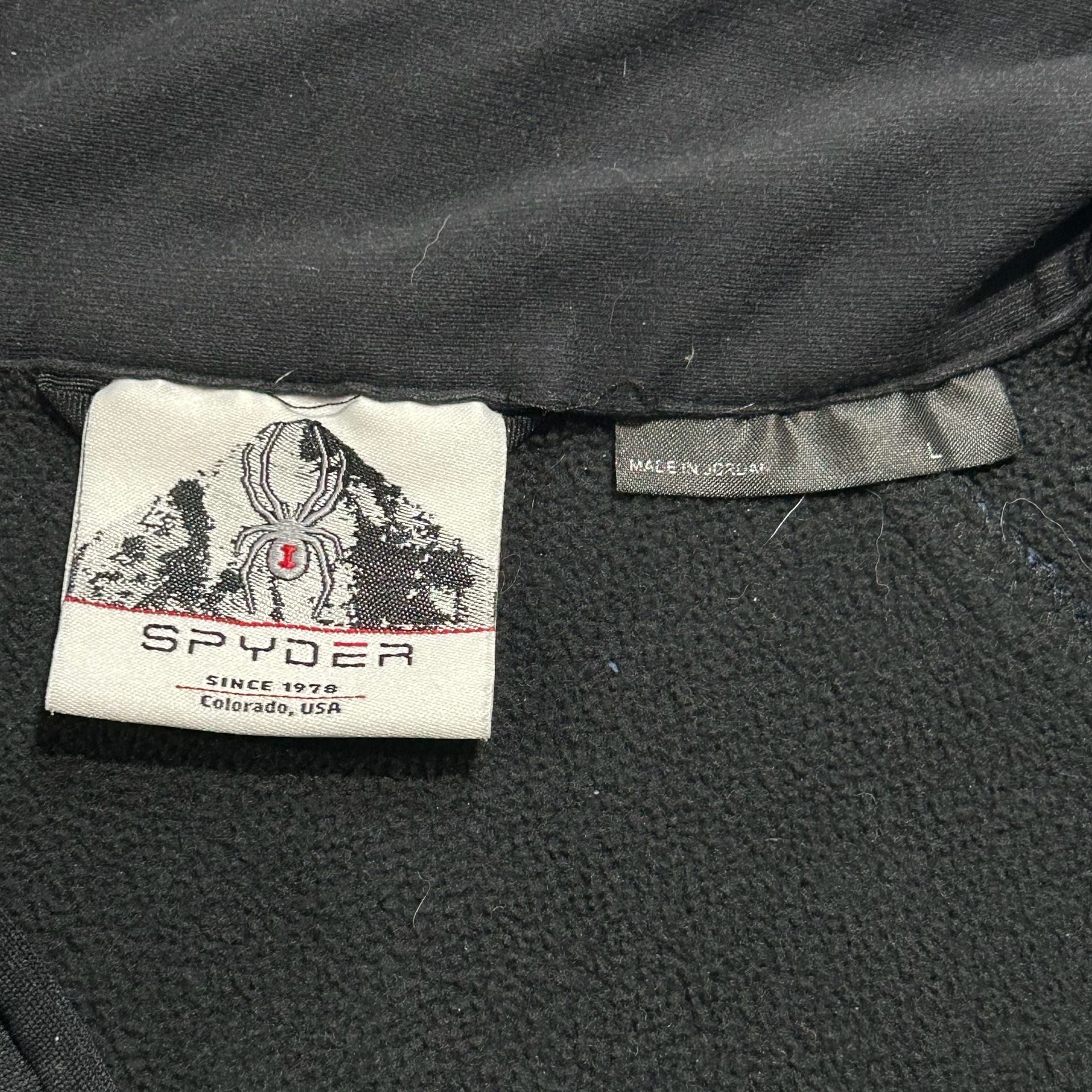 Spyder Outbound 1/2 Zip Fleece Pullover Blue Black 4