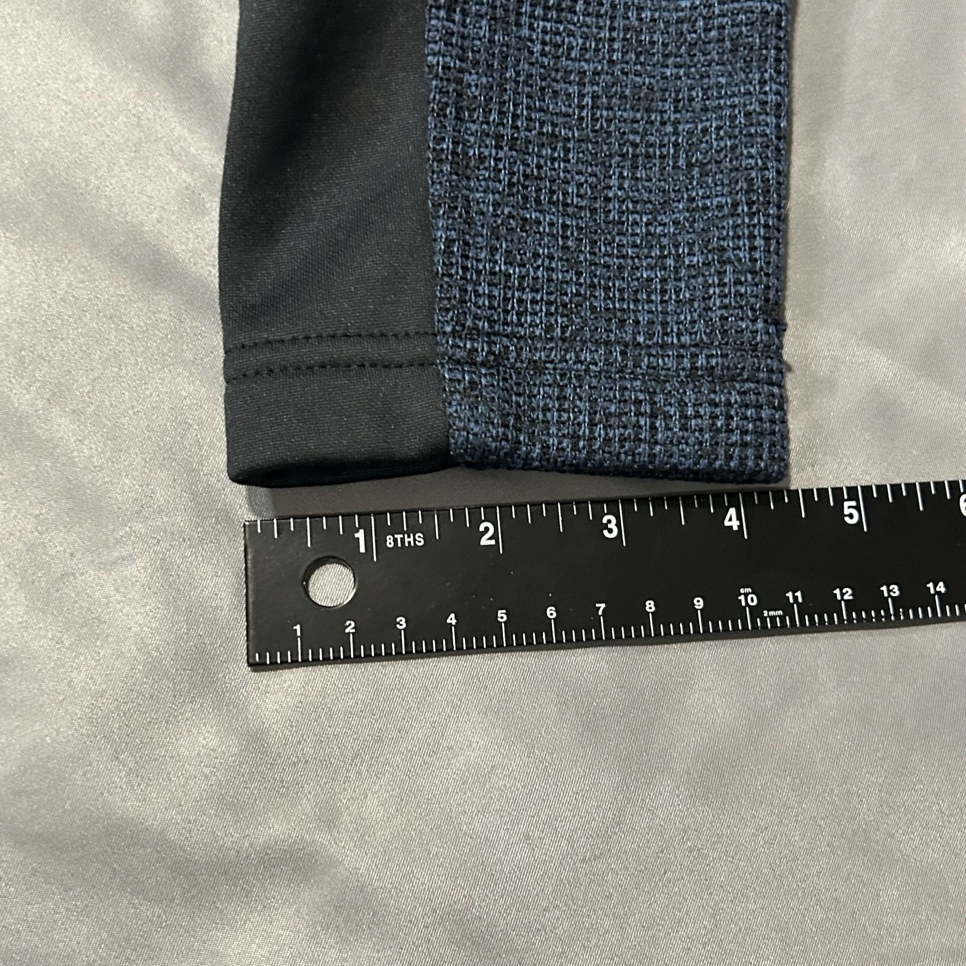 Spyder Outbound 1/2 Zip Fleece Pullover Blue Black 9