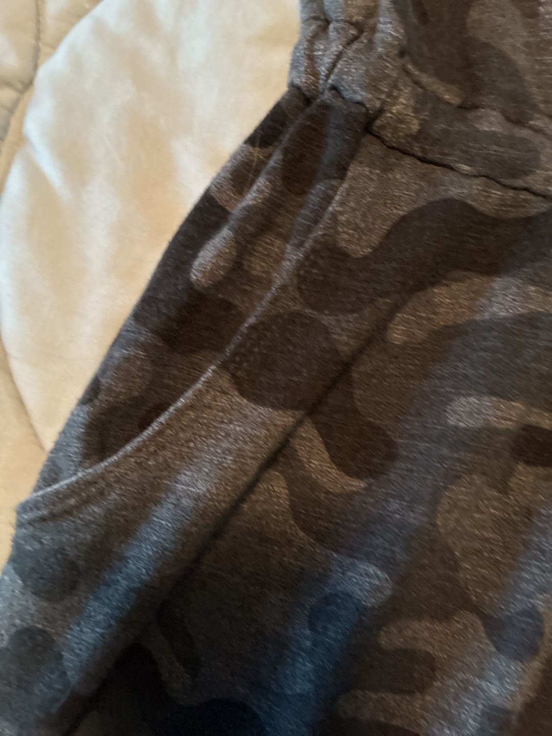 Sundry For Evereve Camo Romper Size 4/XL Grey Black Sleeveless A809 6