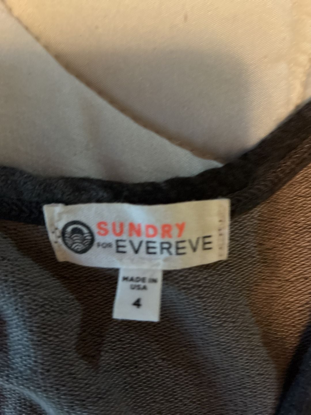 Sundry For Evereve Camo Romper Size 4/XL Grey Black Sleeveless A809 8