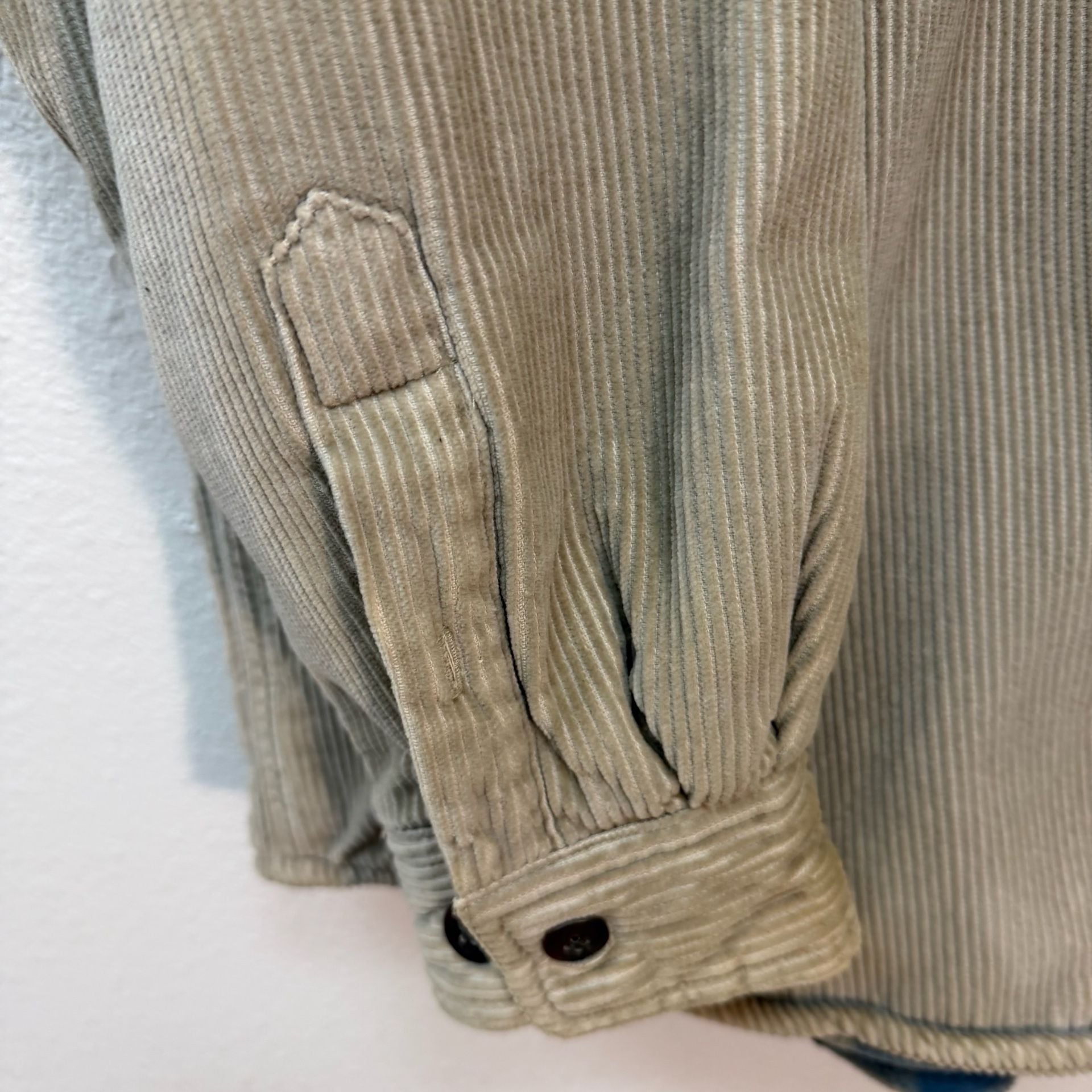 World Island Corduroy Fleece Lined Shirt Jacket Beige 5