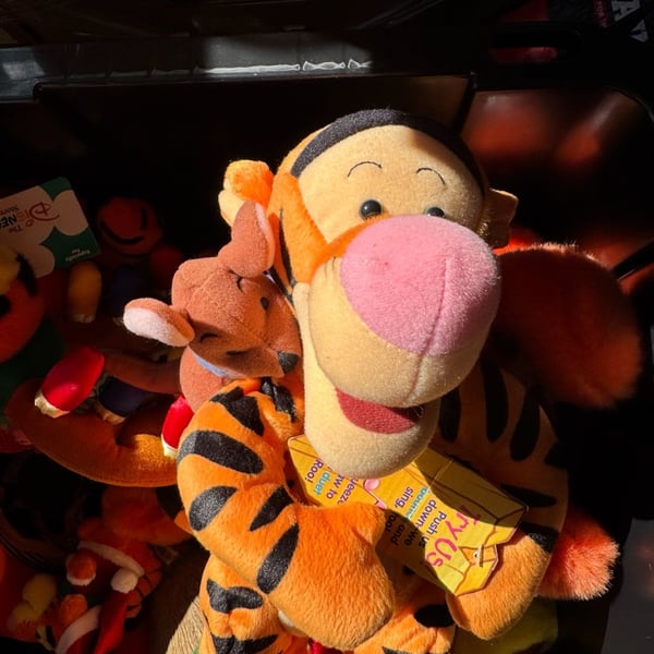 Vintage Mattel Tigger And Roo Bounce Singing Duet Plush 1999