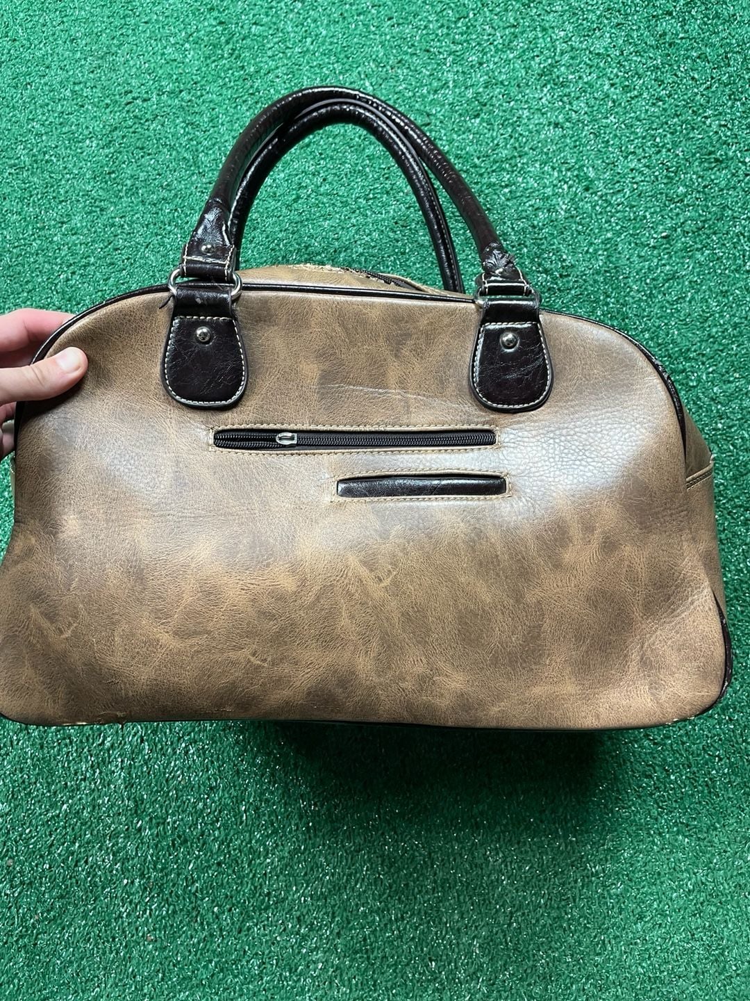 Montana West Horse Western Handbag Brown Studded Shoulder Bag 3