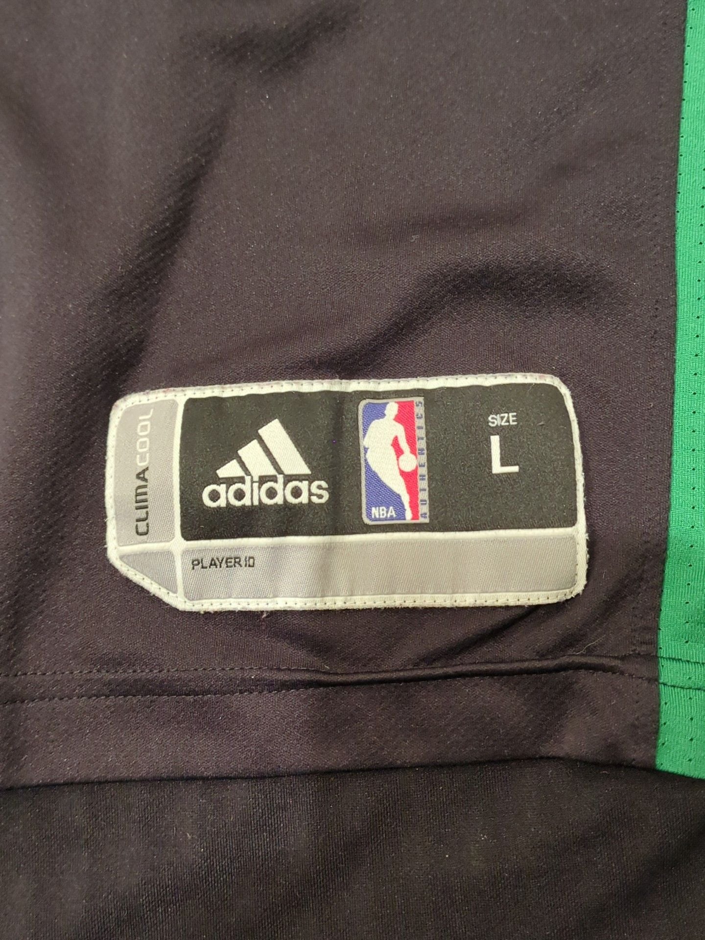 Adidas Boston Celtics Long Sleeve Shooting Jersey Size L Black Green 5