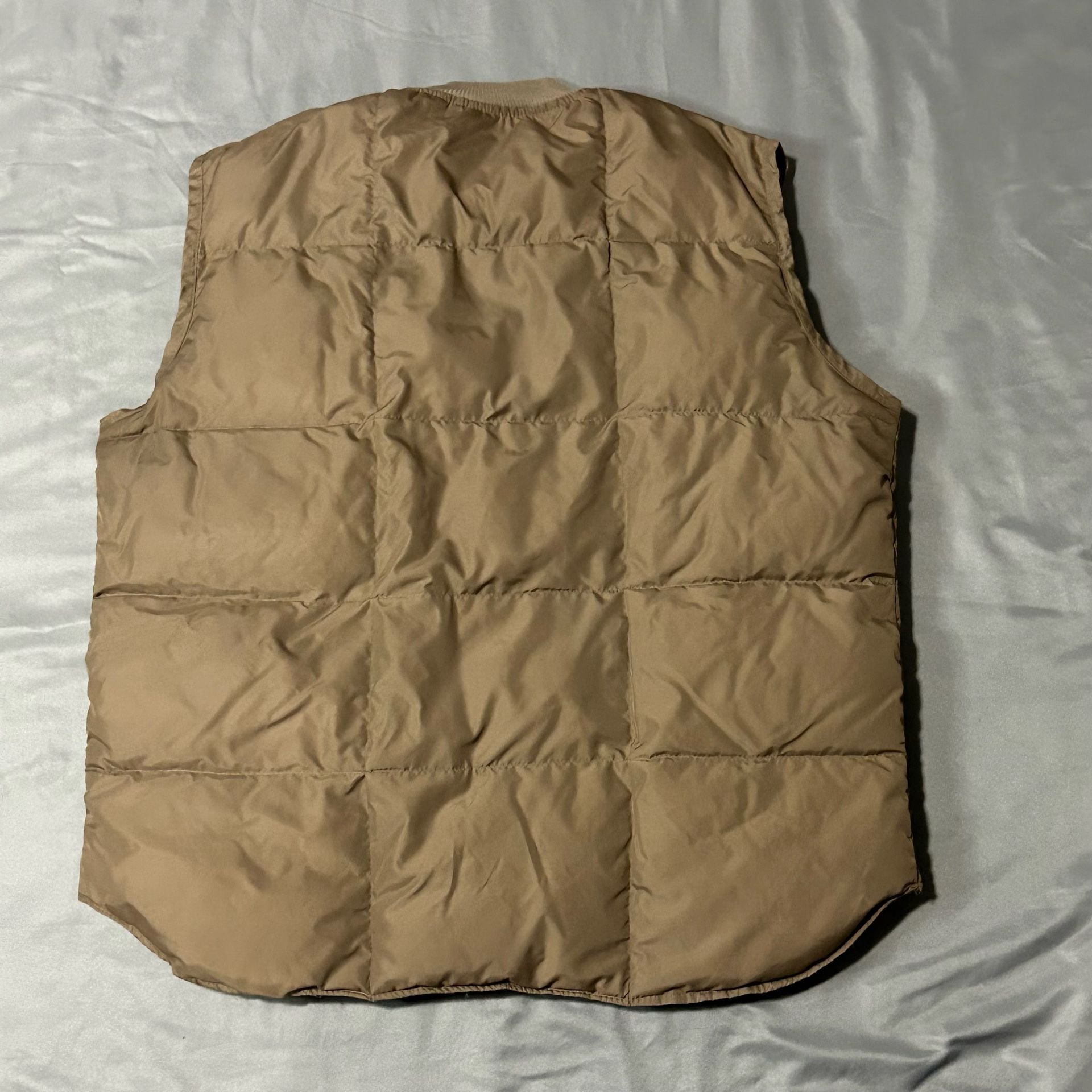 Walls Blizzard-Pruf Down Puffer Vest Size Large Tan Vintage 3
