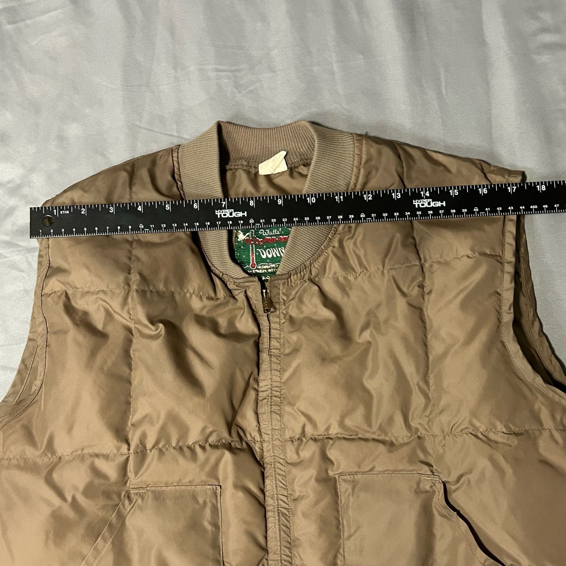 Walls Blizzard-Pruf Down Puffer Vest Size Large Tan Vintage 7