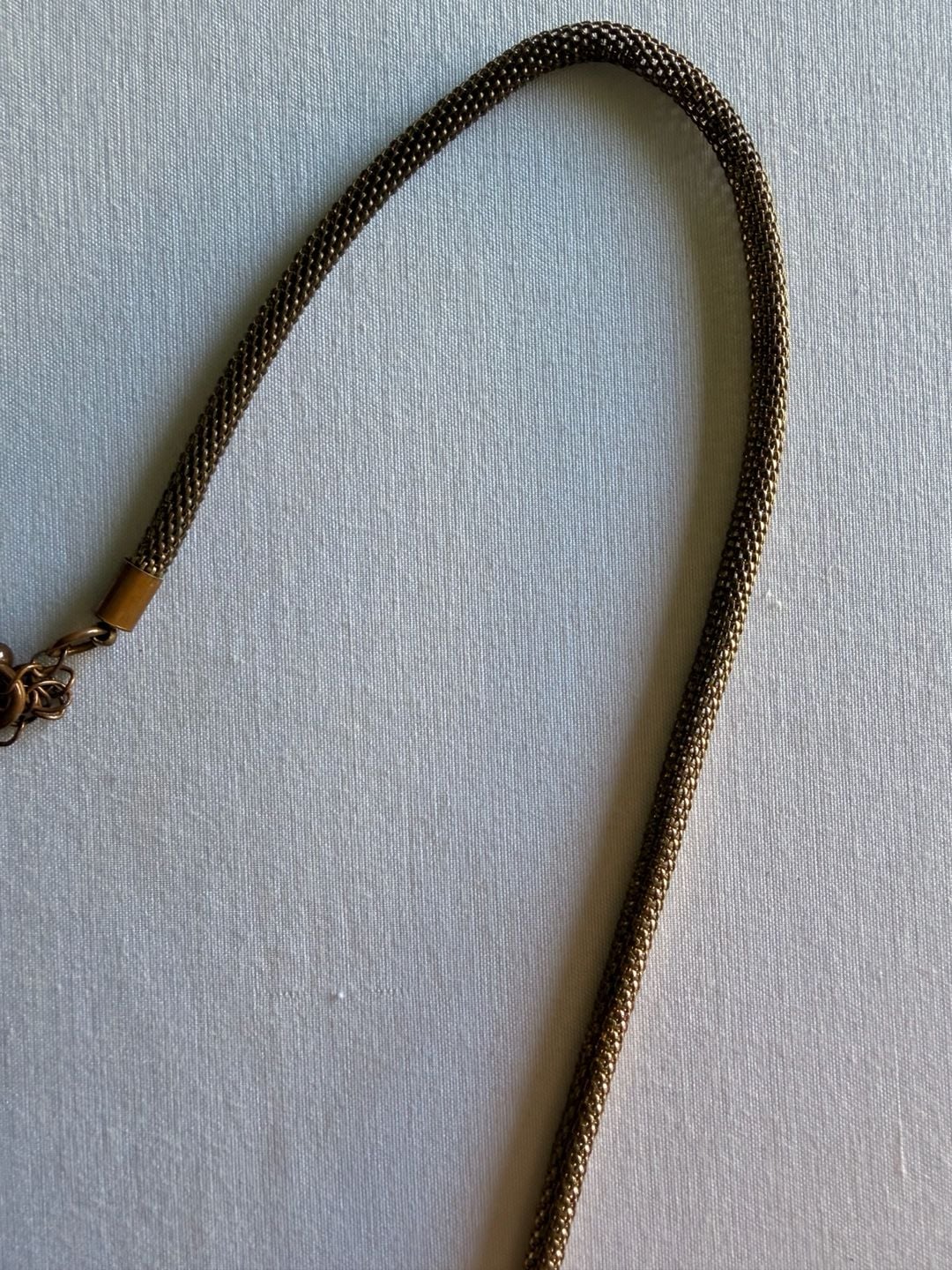 Vintage Gold Tone Multi Circle Statement Necklace 5