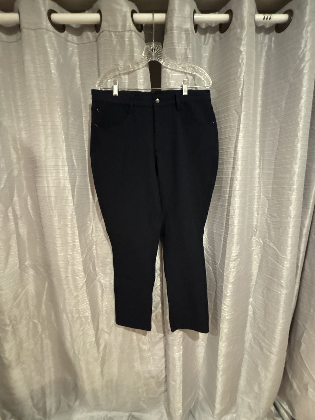 FootJoy Golf Pants Size W34/L32 Navy Stretch Performance 2