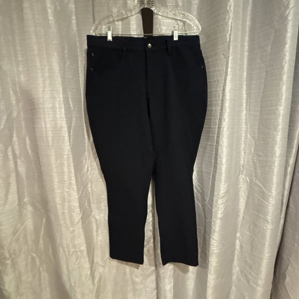 FootJoy Golf Pants Size W34/L32 Navy Stretch Performance