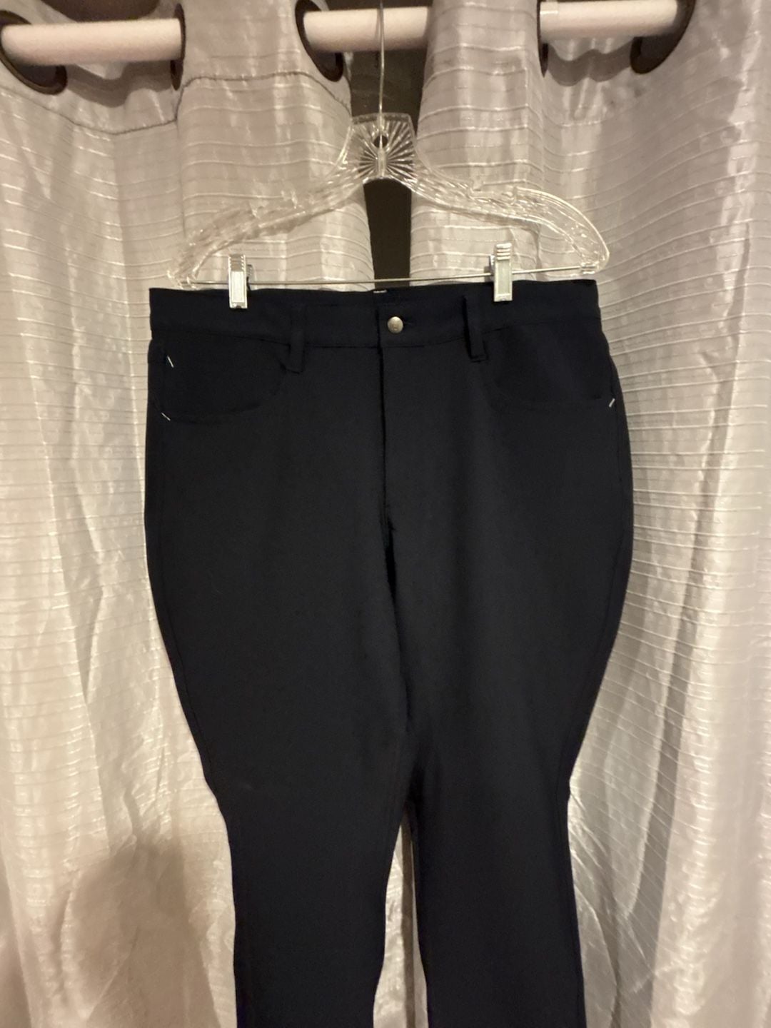 FootJoy Golf Pants Size W34/L32 Navy Stretch Performance 3