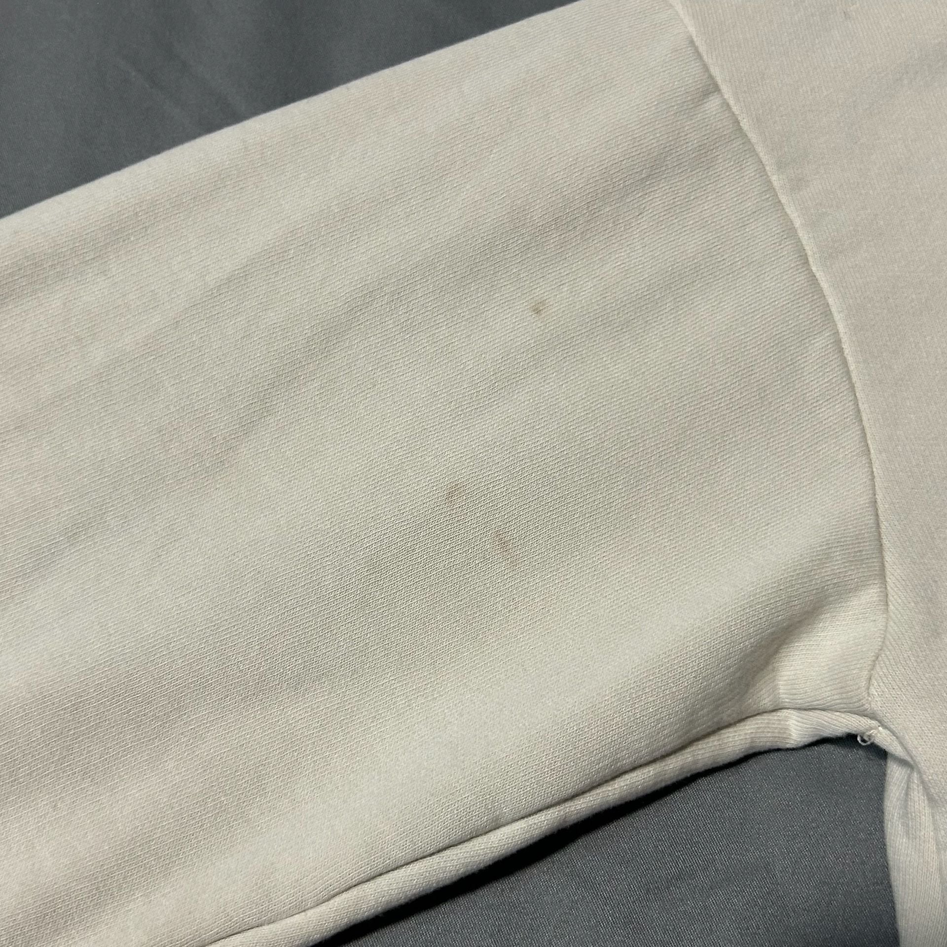 Levi's Fleece Hoodie Size L (10/12) Cream Logo Graphic Pullover 12