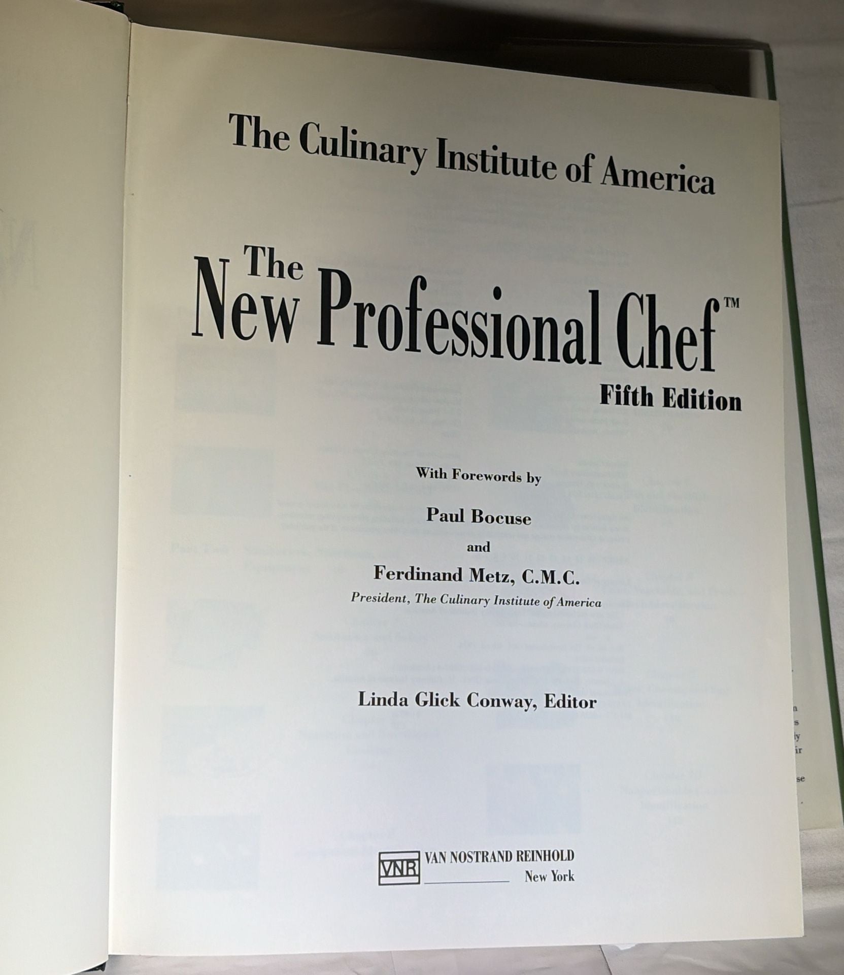 The Culinary Institute of America The New Professional Chef Fifth Edition 8