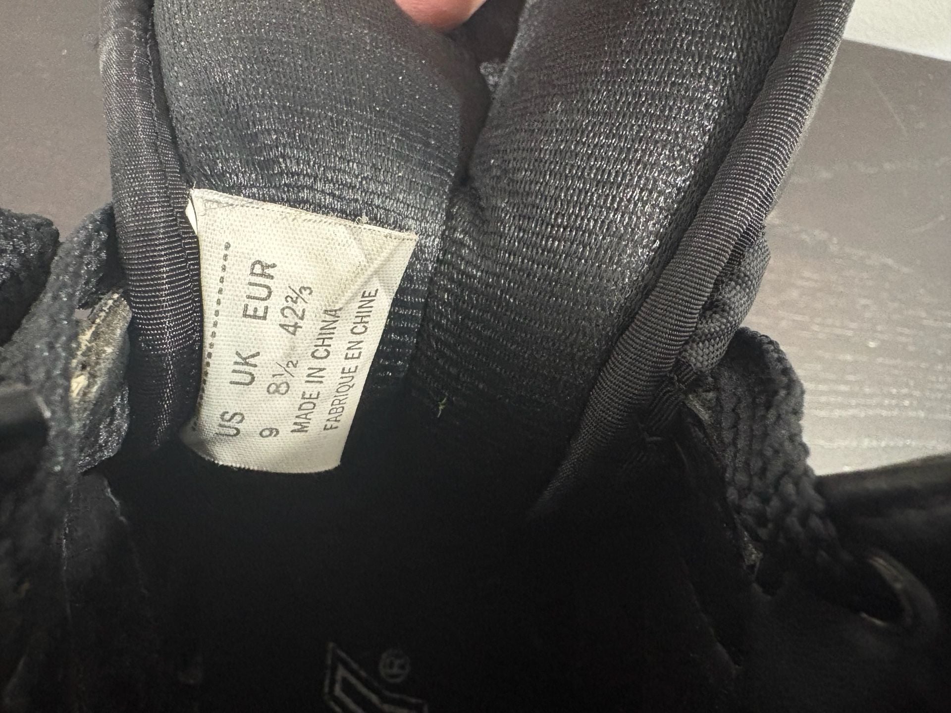 Pony Storm Size 9 Black High Top Sneakers 6