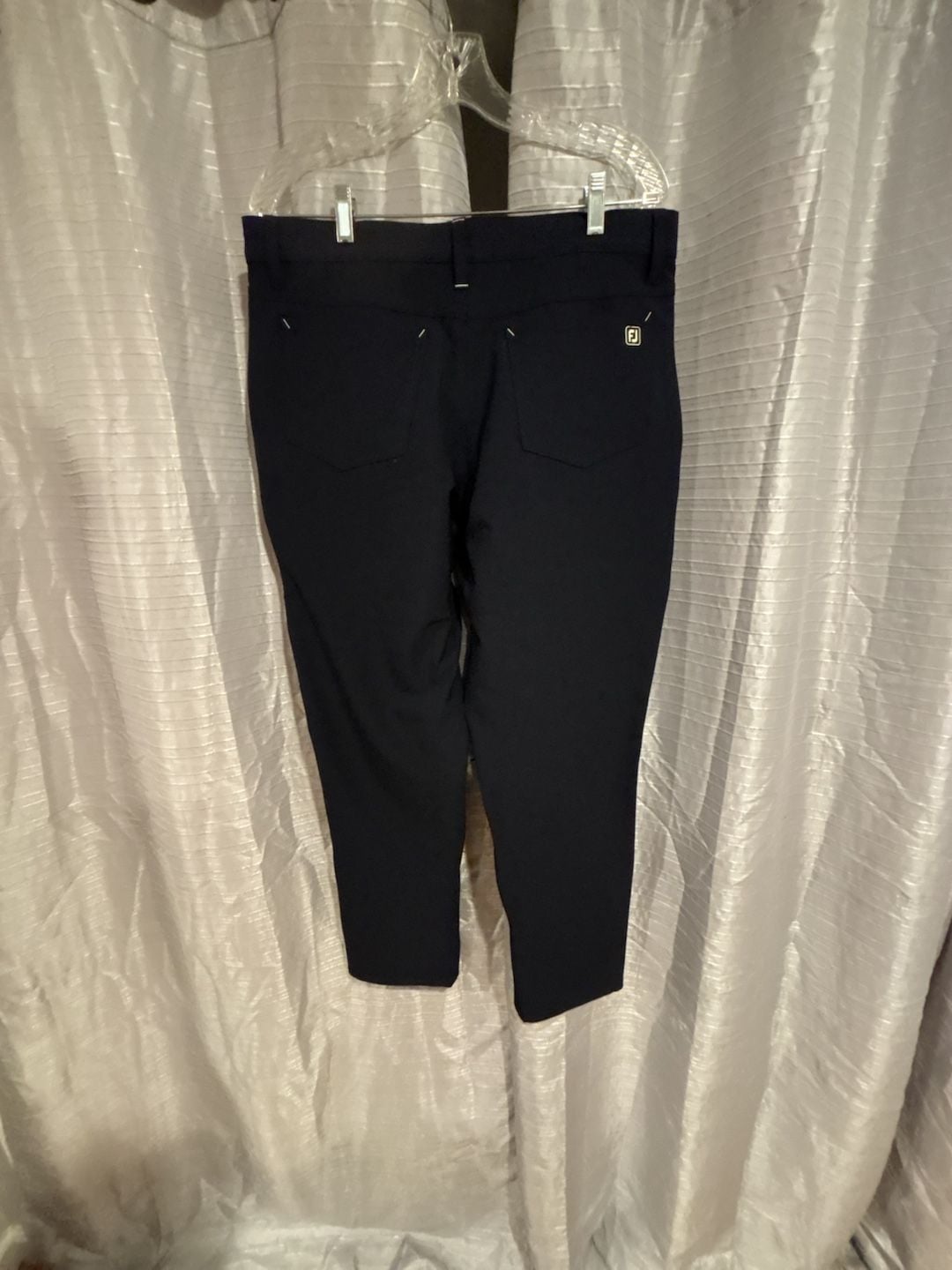 FootJoy Golf Pants Size W34/L32 Navy Stretch Performance 5
