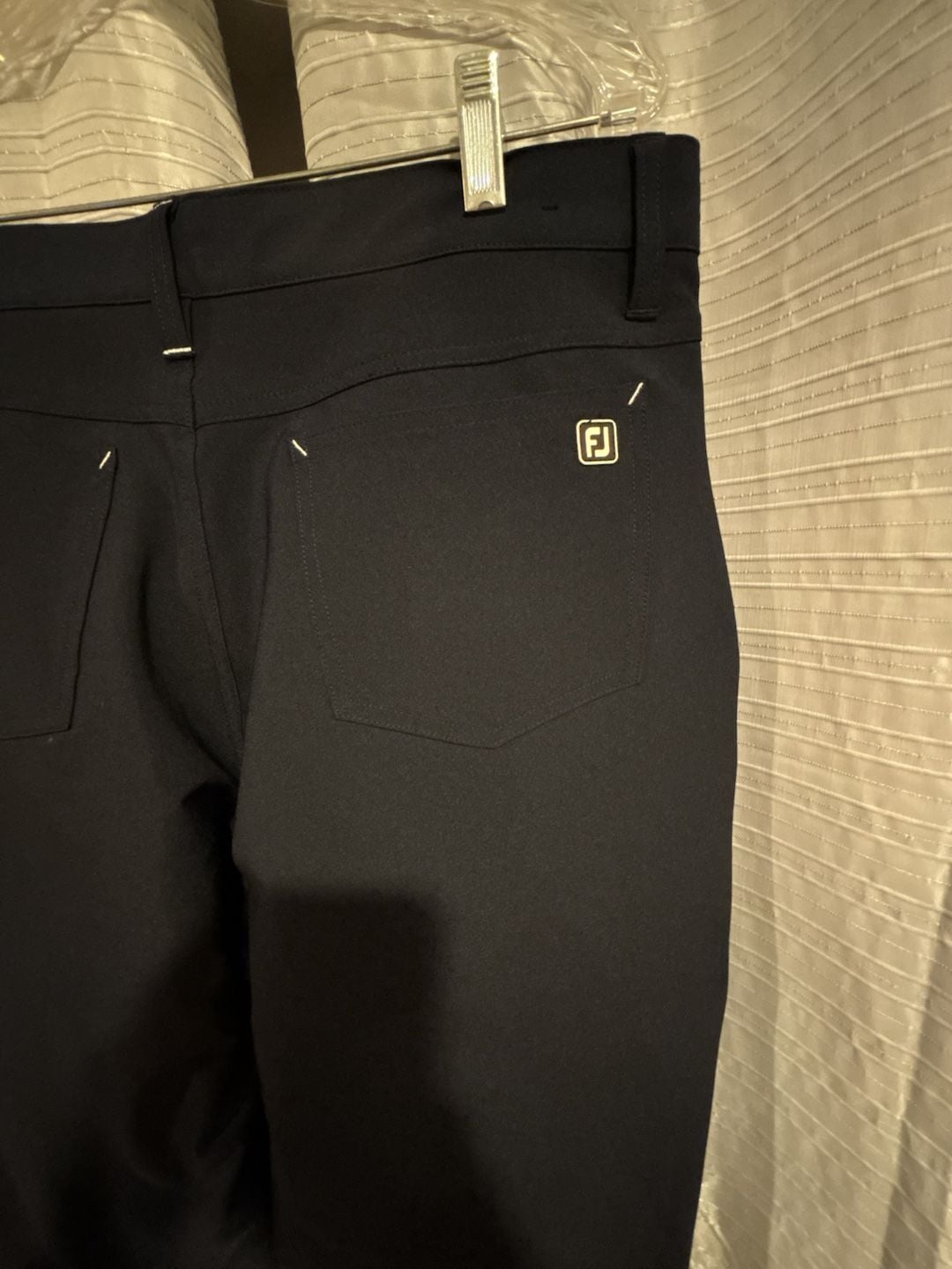 FootJoy Golf Pants Size W34/L32 Navy Stretch Performance 6