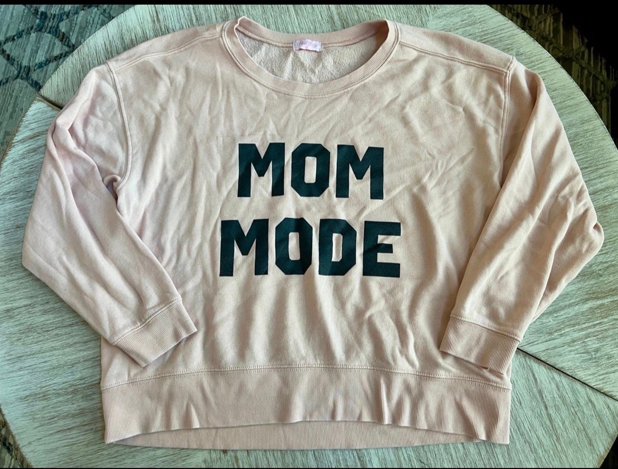 Pink Lily Mom Mode Sweatshirt Size Small Pink Crewneck 2