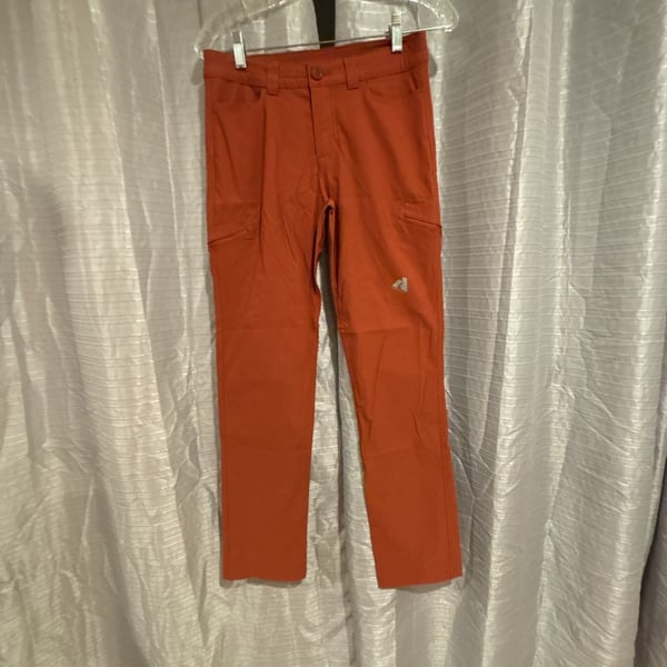 Eddie Bauer First Ascent Guide Pro Pants Size 4 Rust Orange Hiking Technical