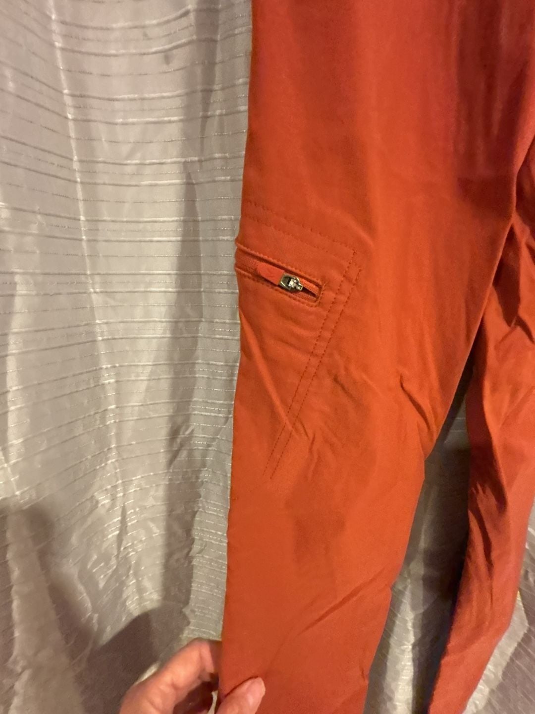 Eddie Bauer First Ascent Guide Pro Pants Size 4 Rust Orange Hiking Technical 9