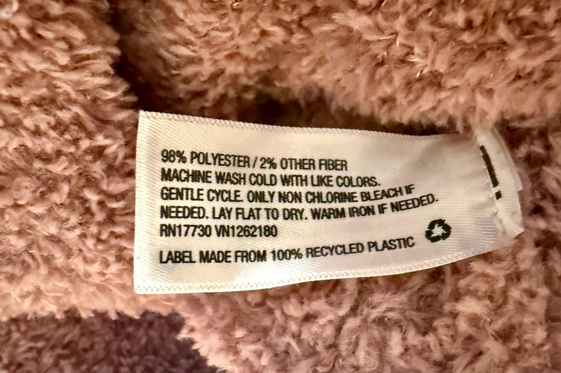 Stars Above Fuzzy Crewneck Sweater Size S Pink Mauve Soft 4