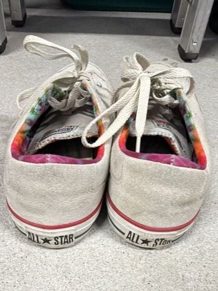 Converse Chuck Taylor All Star Size 9.5 White Suede Tie-Dye Sneakers 5