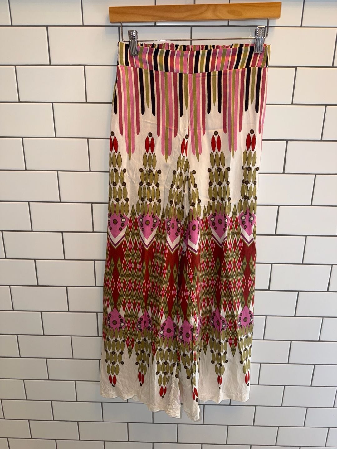 ๐ Dixie Printed Palazzo Pants | XS | Wide Leg Boho Resort Pants ๐ 3