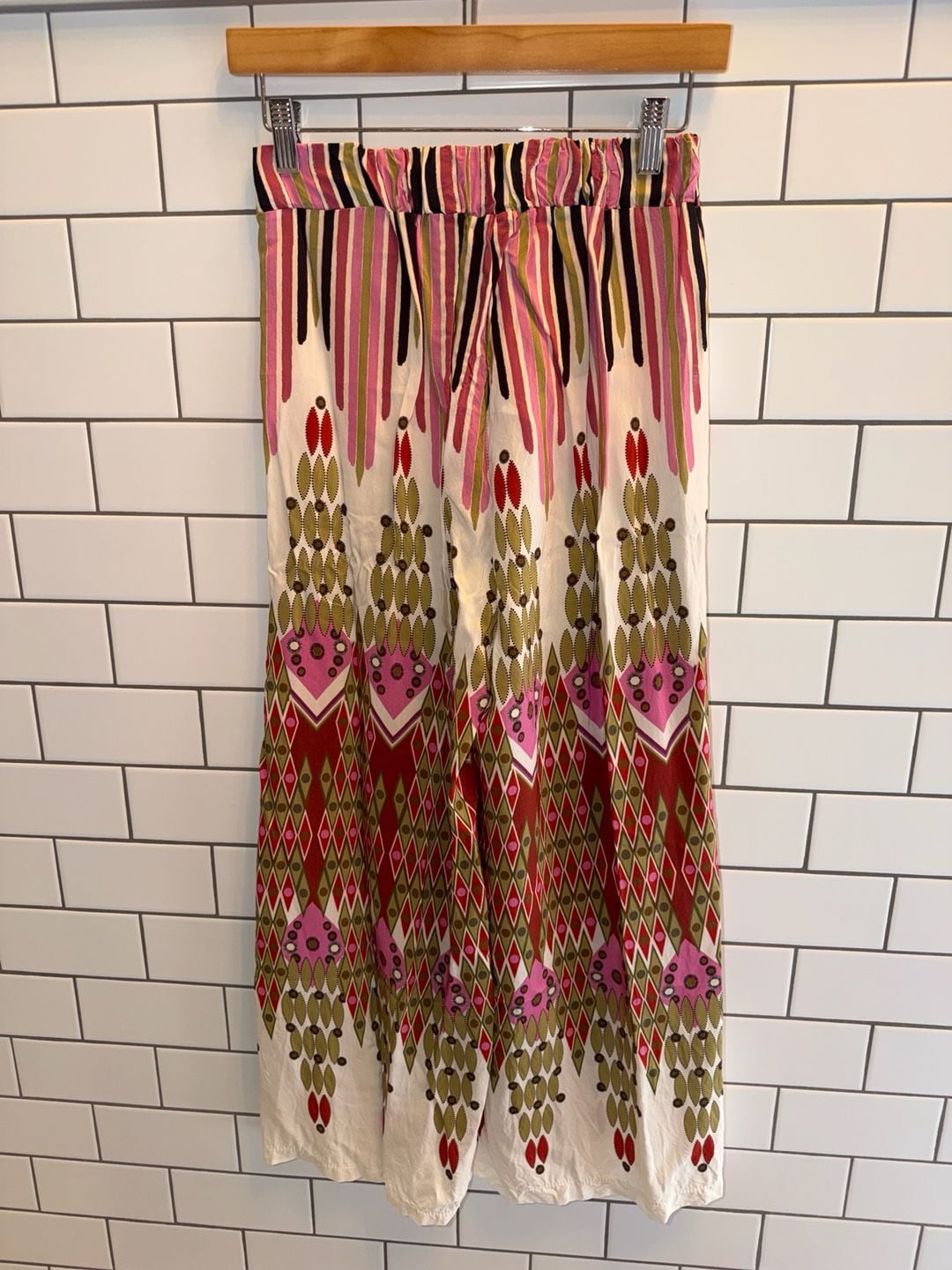 ๐ Dixie Printed Palazzo Pants | XS | Wide Leg Boho Resort Pants ๐ 5