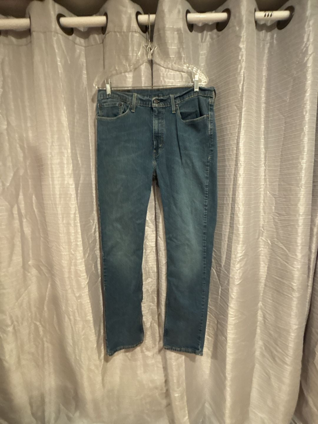 Levi's 514 Straight Jeans Size 36x34 Blue Denim 2