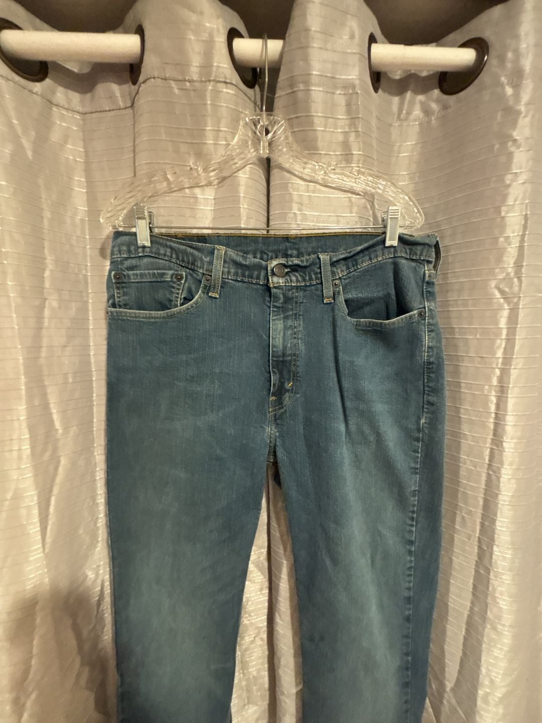 Levi's 514 Straight Jeans Size 36x34 Blue Denim 3