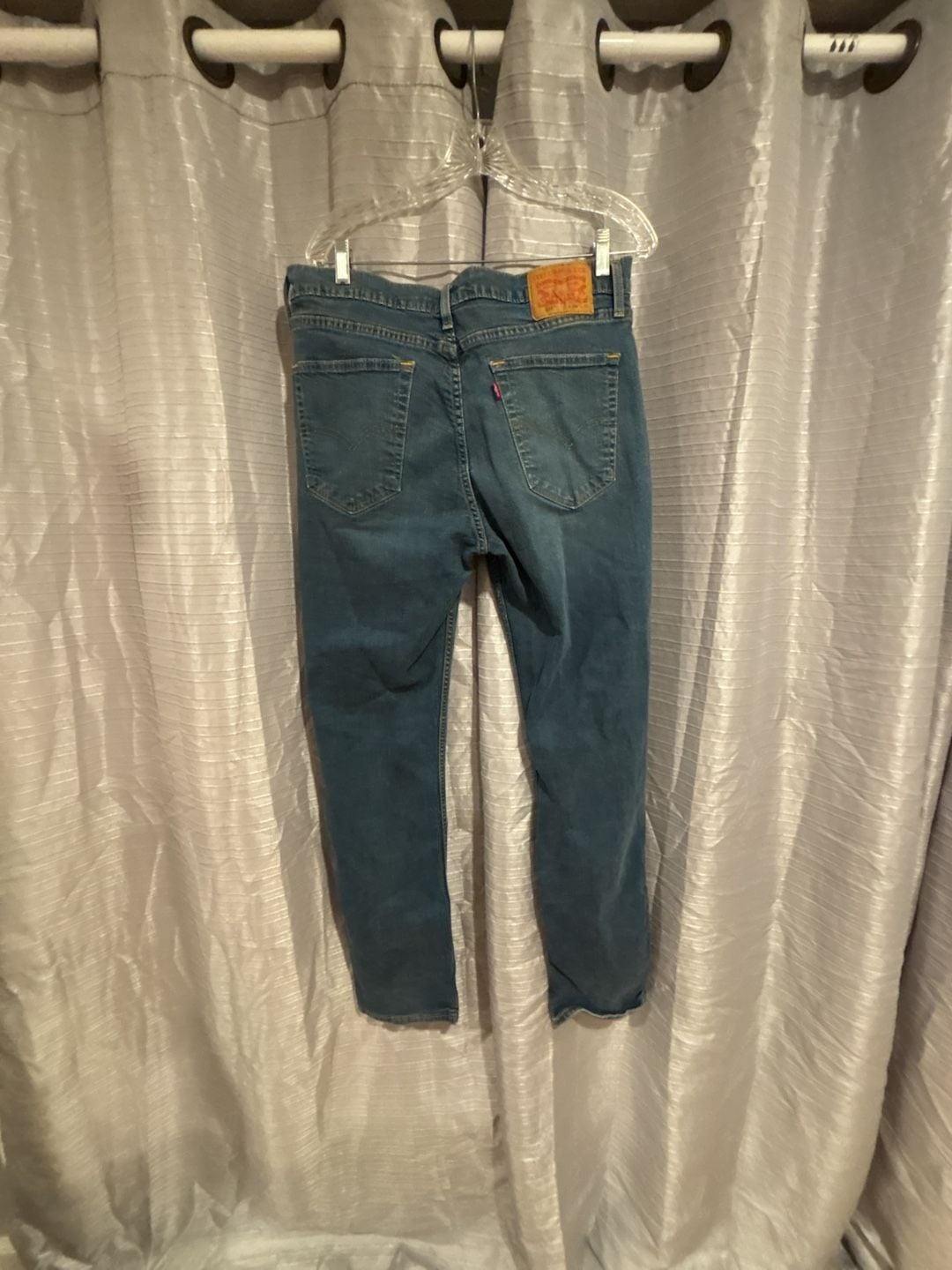 Levi's 514 Straight Jeans Size 36x34 Blue Denim 4