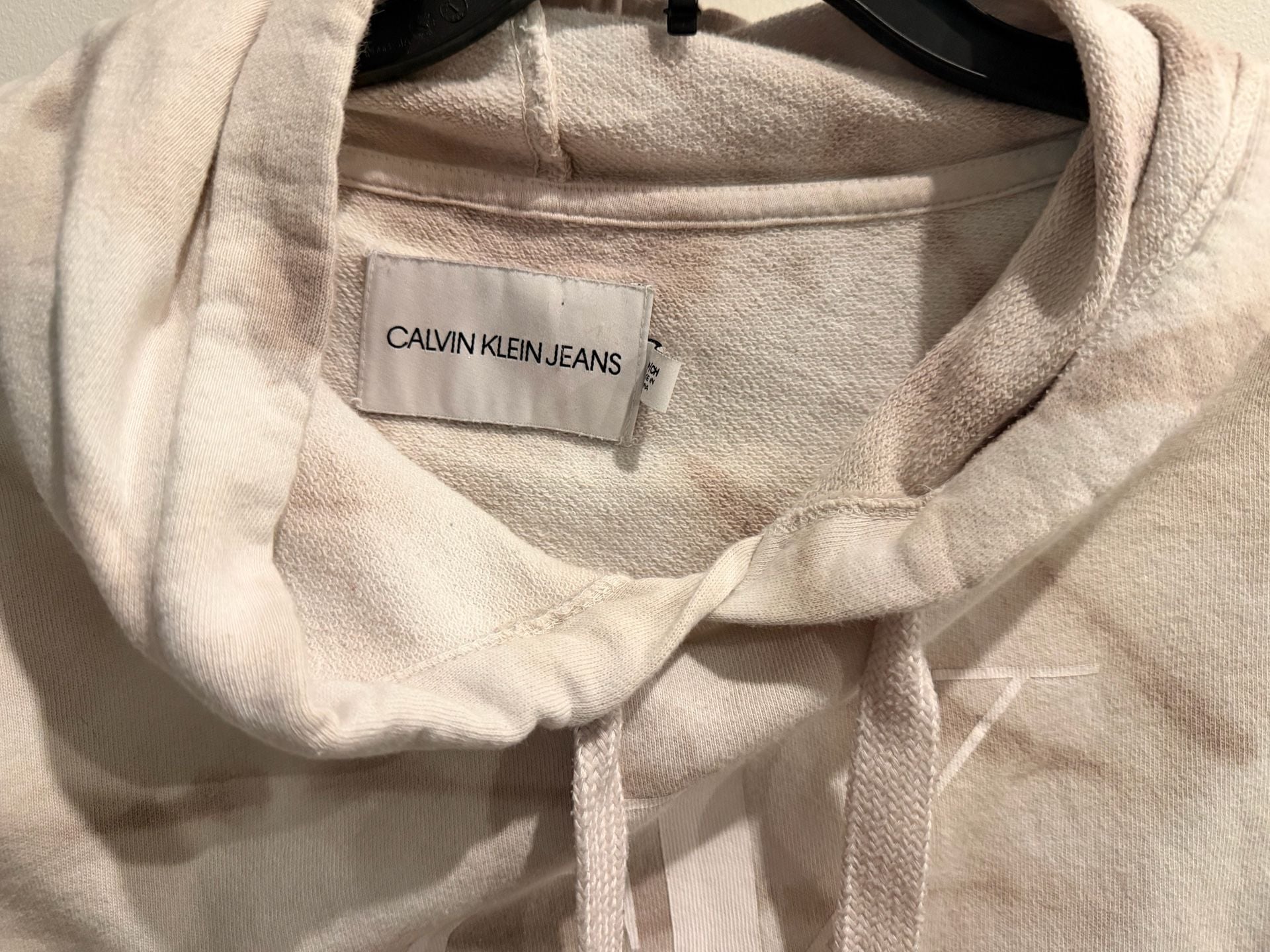 Calvin Klein Jeans Cropped Hoodie Tie Dye 5