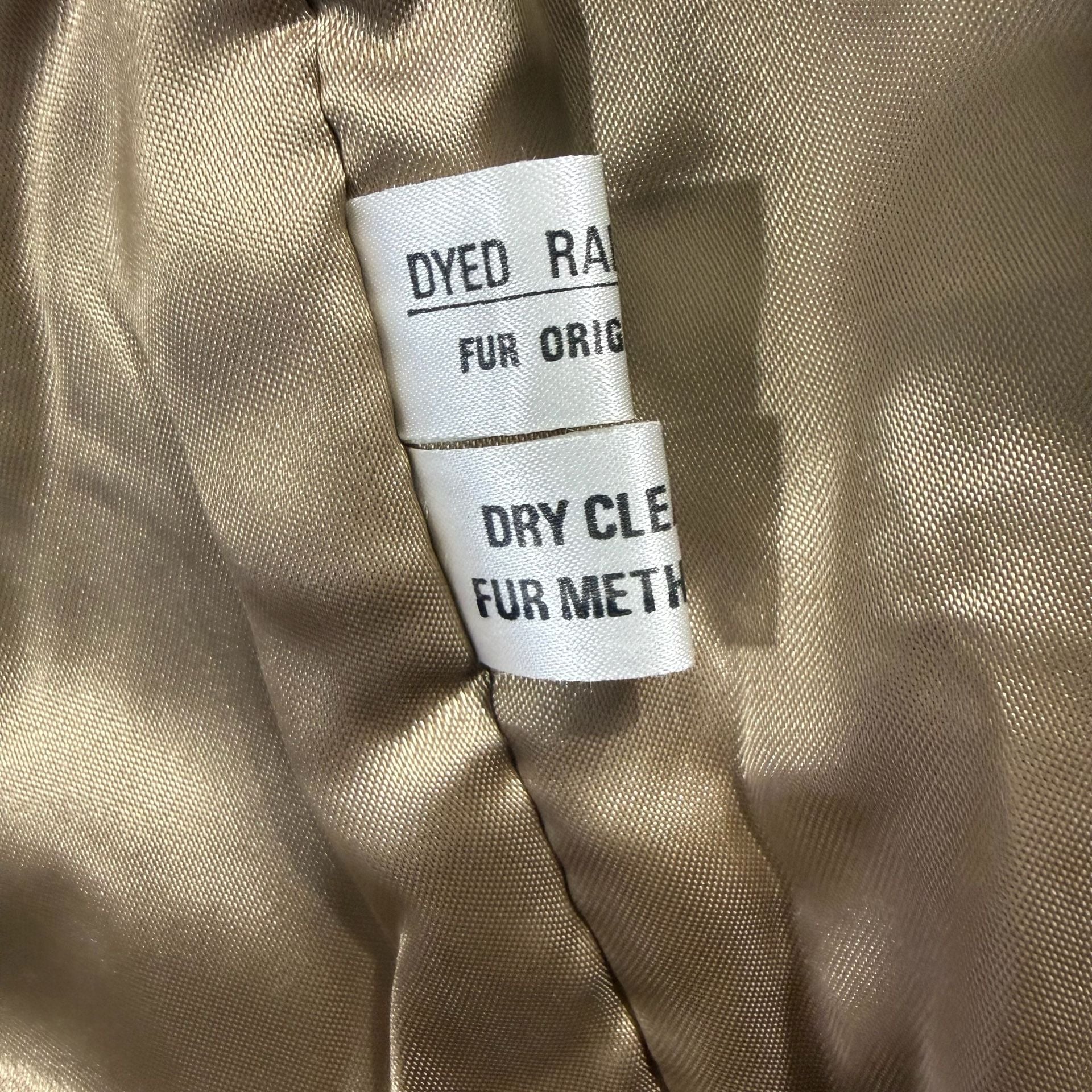 Vintage Rabbit Fur Coat Brown Patchwork 6