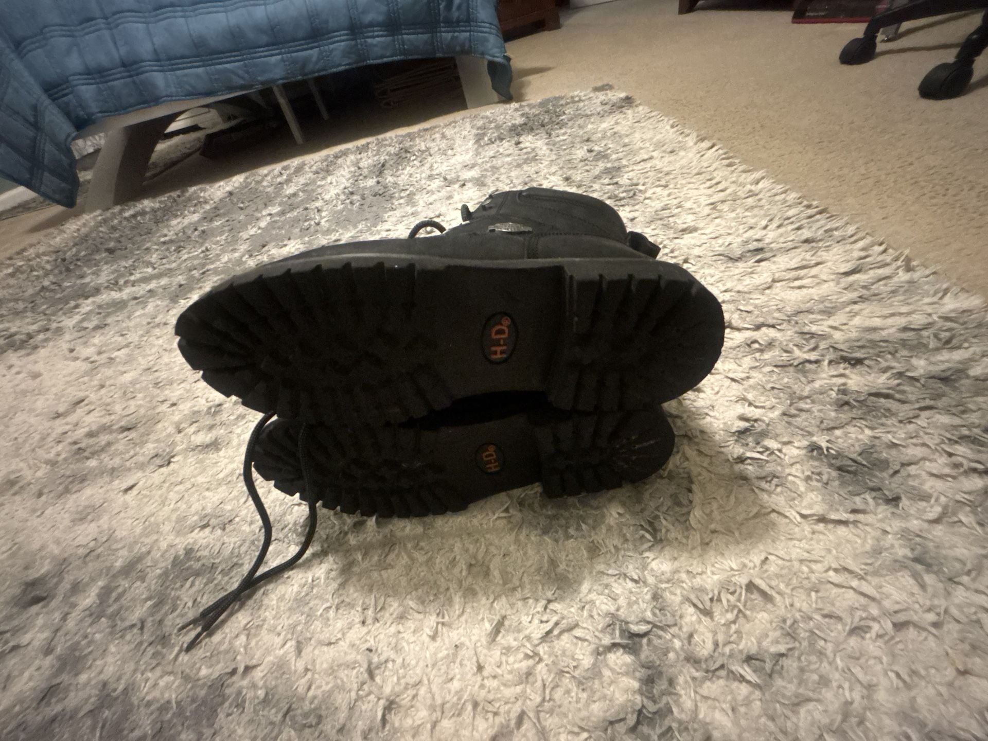 Harley-Davidson Gavern Waterproof Work Boots Size 12M Black Leather 5