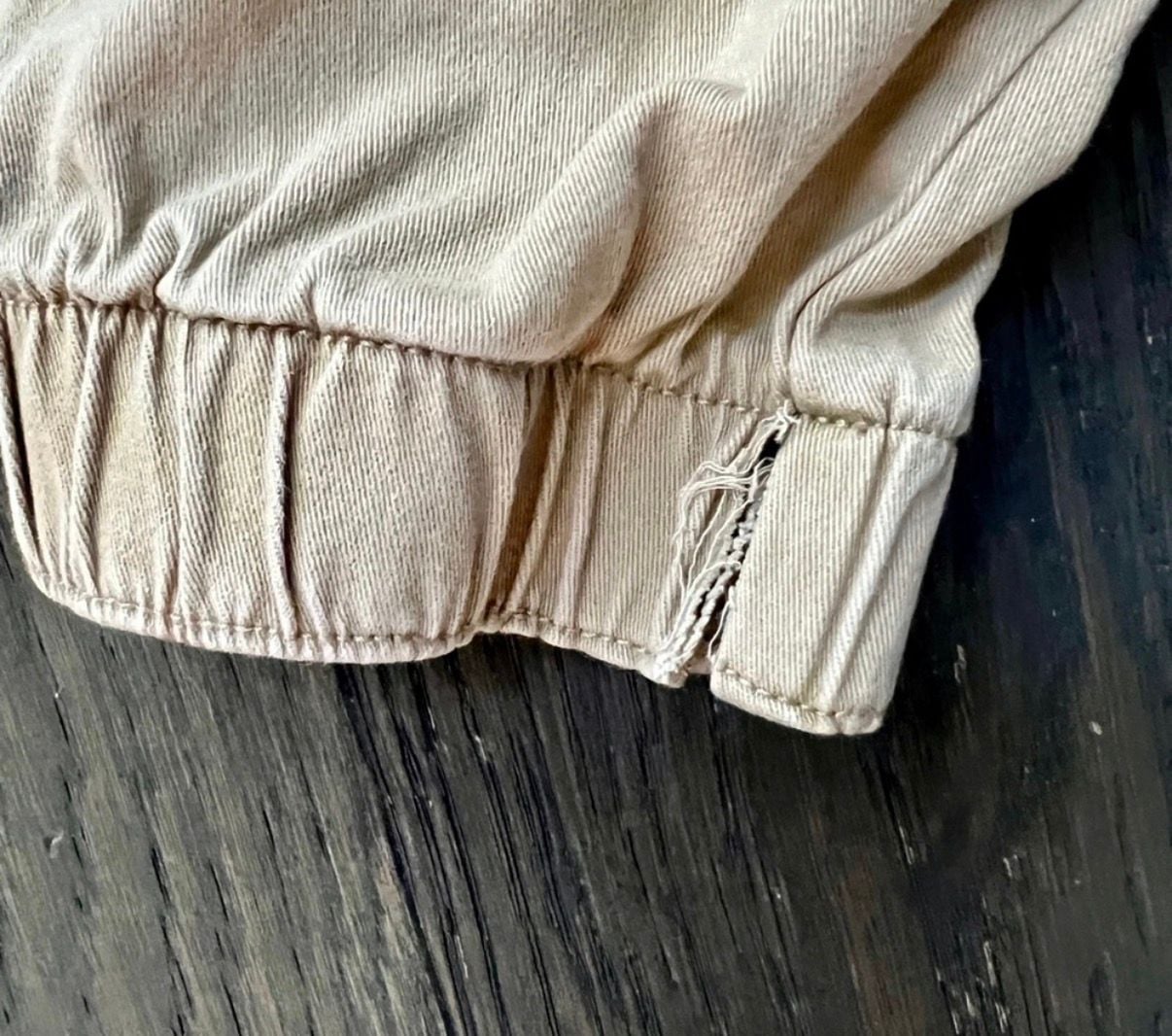 Caliville Chino Joggers Size M Khaki Drawstring Pants 4