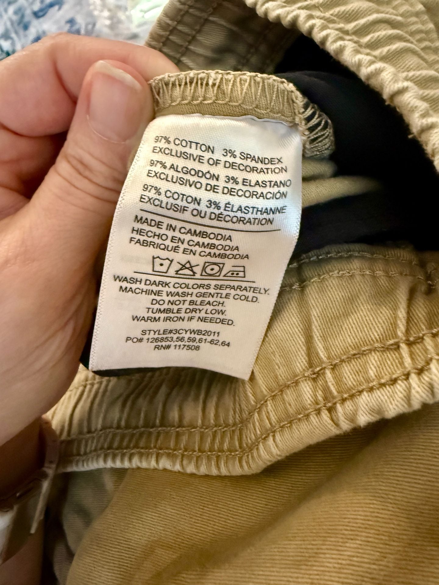 Caliville Chino Joggers Size M Khaki Drawstring Pants 8