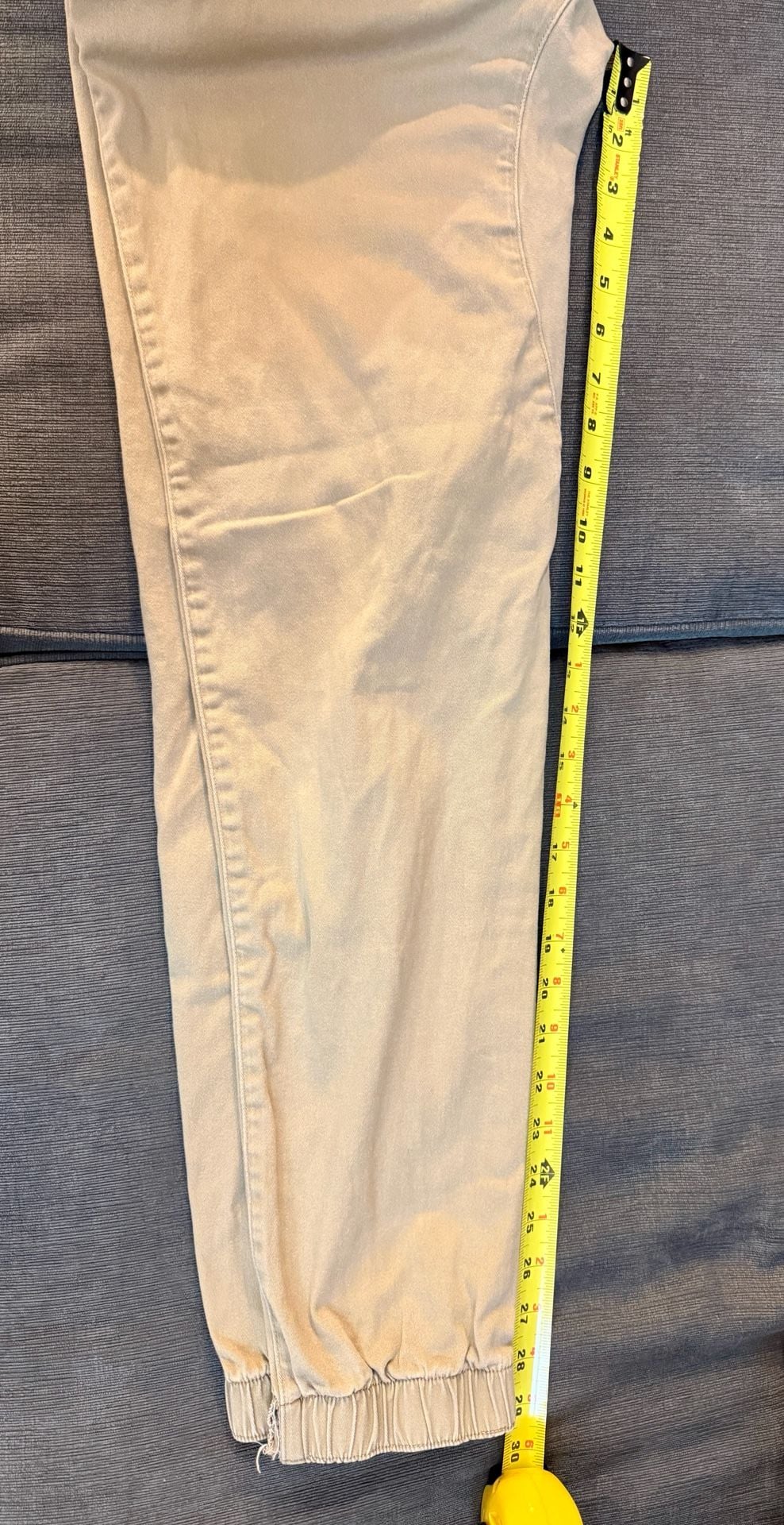 Caliville Chino Joggers Size M Khaki Drawstring Pants 9