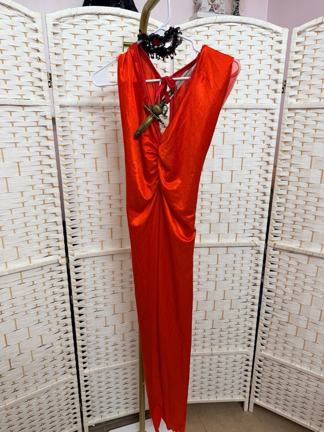 Pirate Costume Red Dress and Accessories Set 1