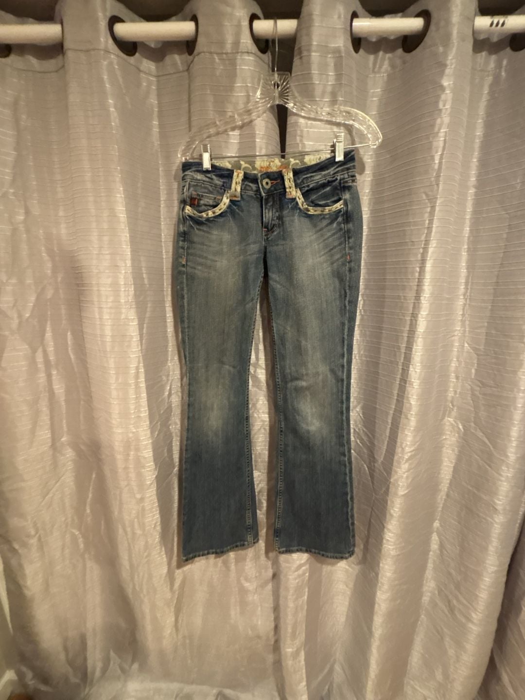 Miss Me Signature Bootcut Jeans Embellished Denim Blue 2