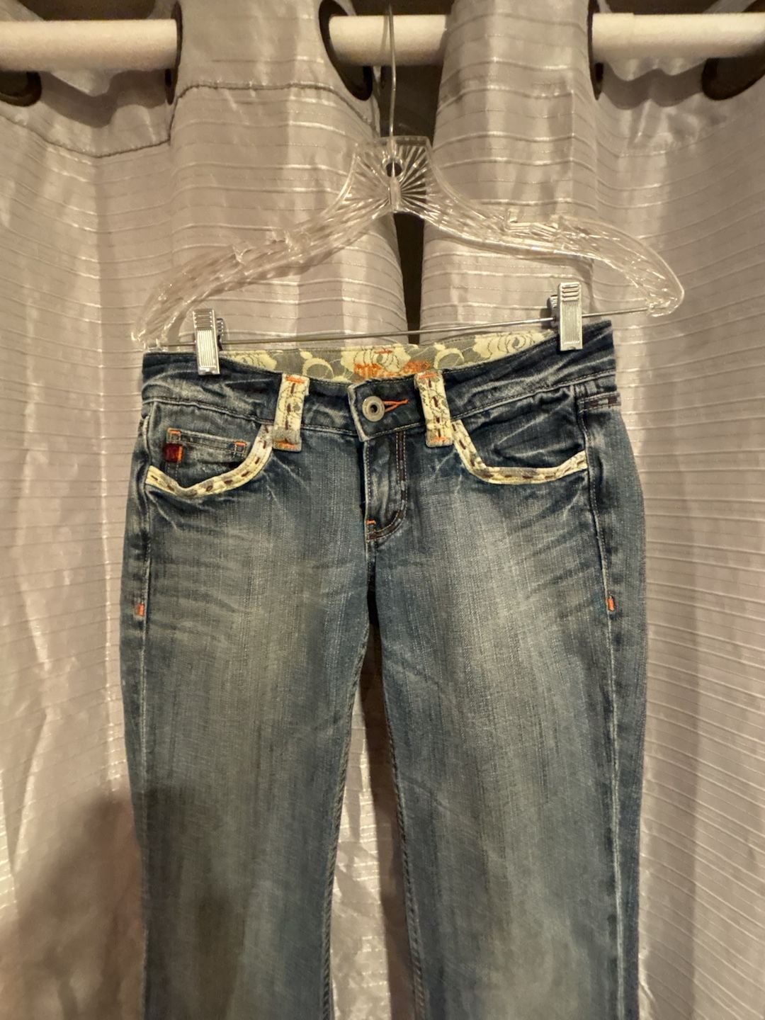 Miss Me Signature Bootcut Jeans Embellished Denim Blue 3