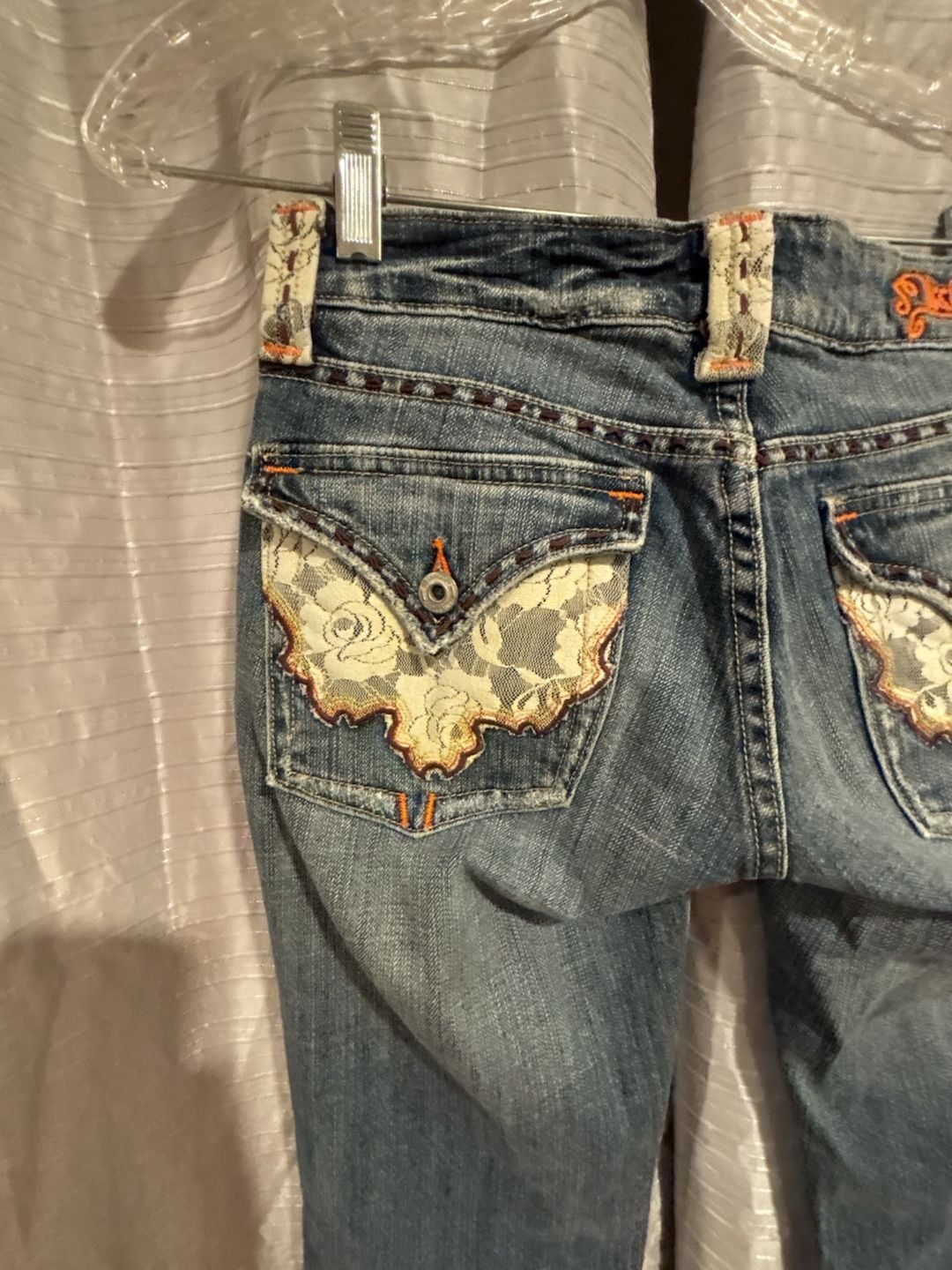 Miss Me Signature Bootcut Jeans Embellished Denim Blue 7