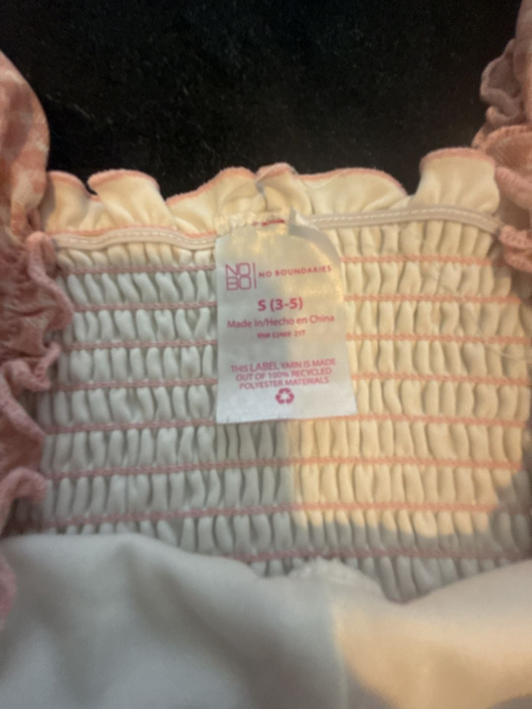 No Boundaries Mini Dress Size S 3-5 Pink Gingham Daisy 4