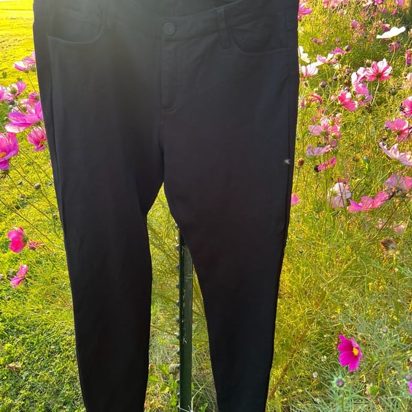 Kut From The Kloth Mia Toothpick Skinny Size 14 Black