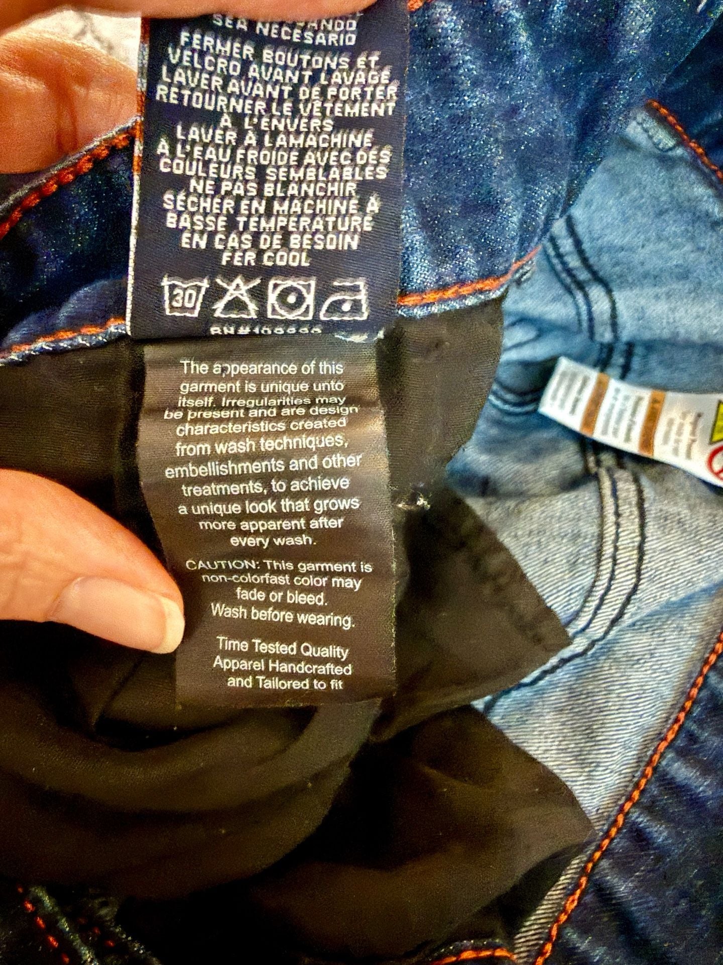 Seven7 Able Slim Straight Jeans Size W32 L30 Blue Denim adaptive 7