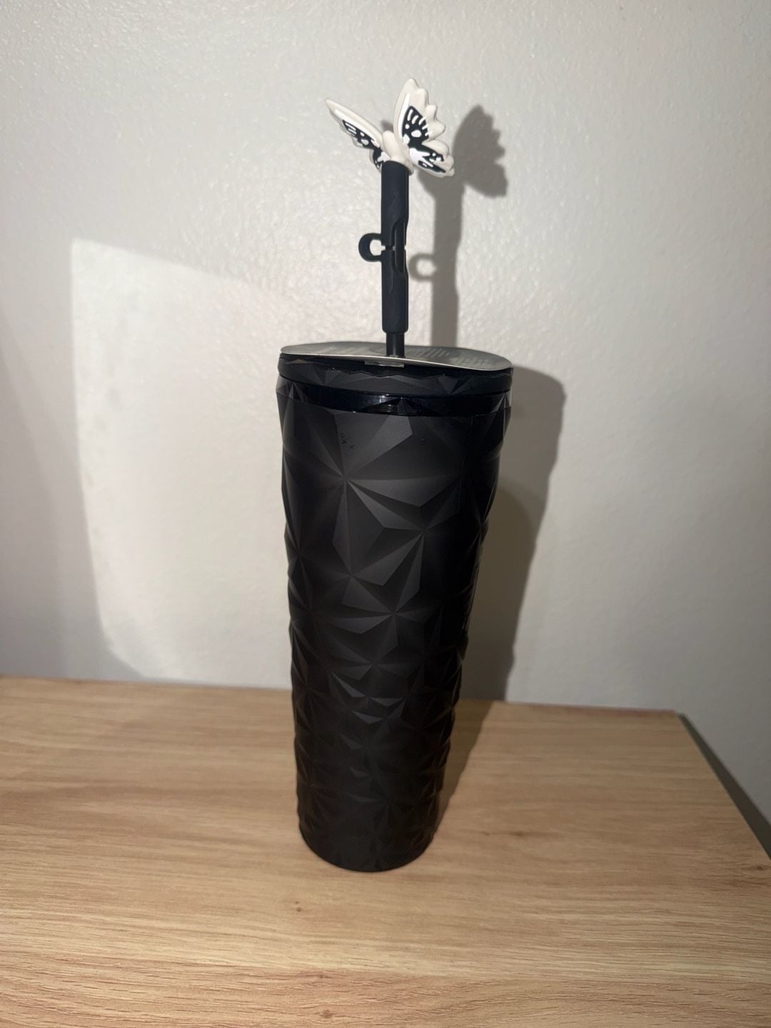 Starbucks Halloween 2025 Black Butterfly Prizm Tumbler 2