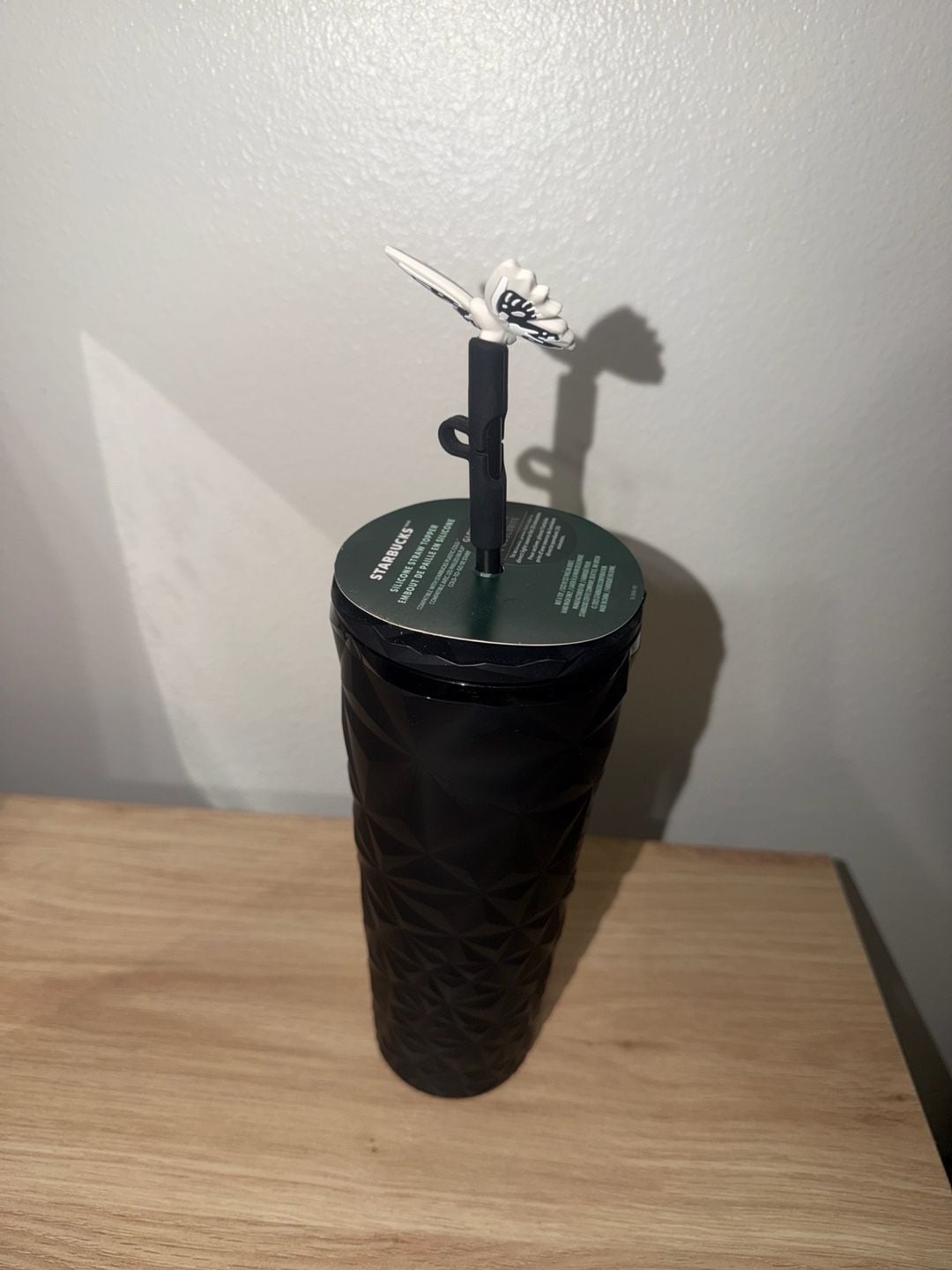 Starbucks Halloween 2025 Black Butterfly Prizm Tumbler 3