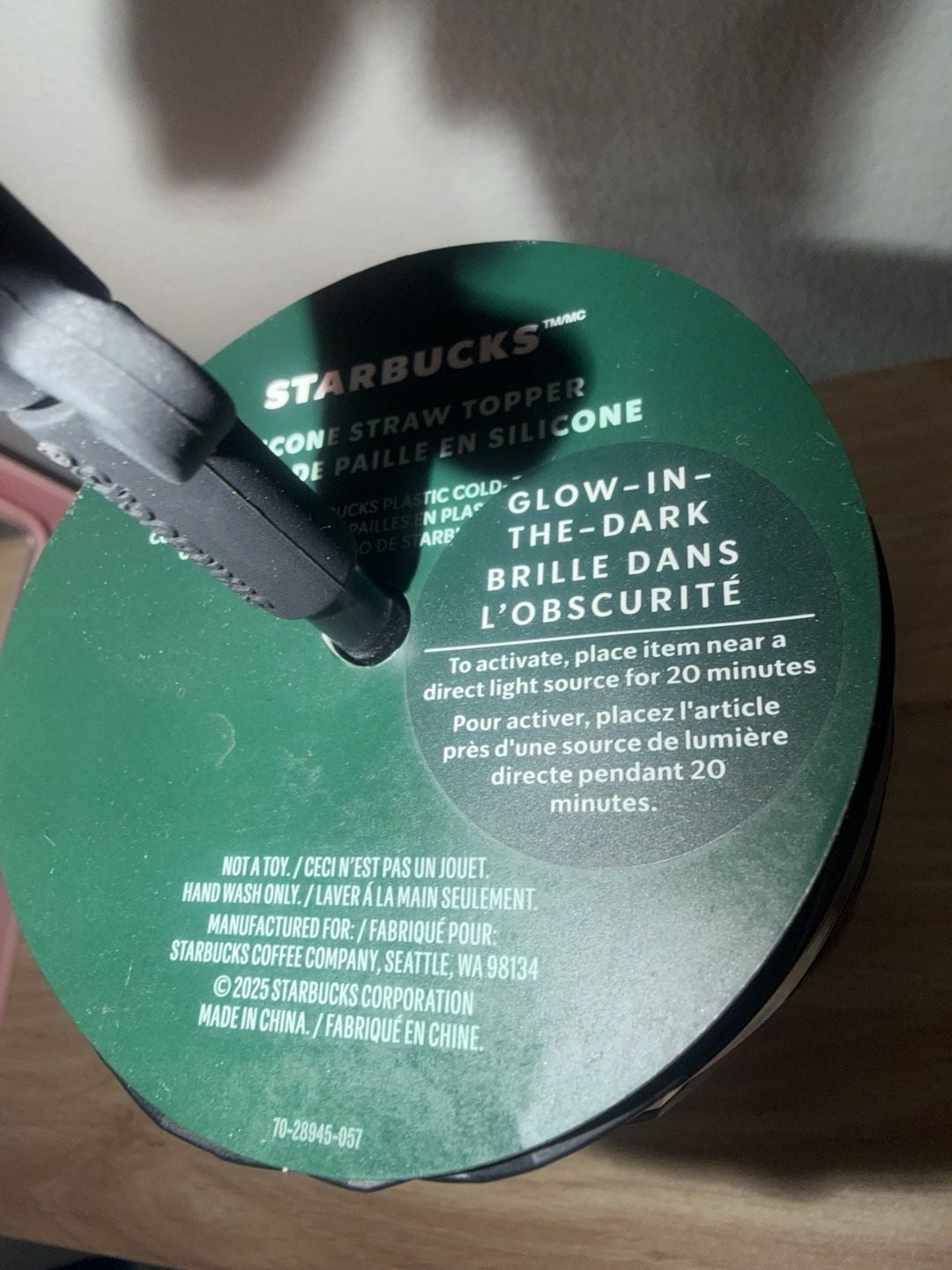 Starbucks Halloween 2025 Black Butterfly Prizm Tumbler 4