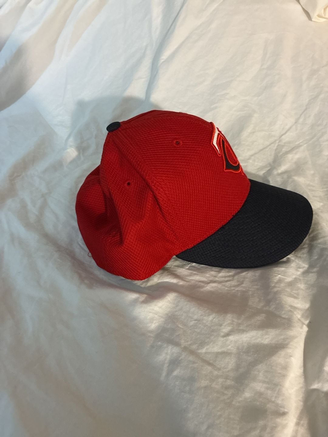 New Era Minnesota Twins 59FIFTY Size 7 1/4 Red Navy Fitted Hat 5