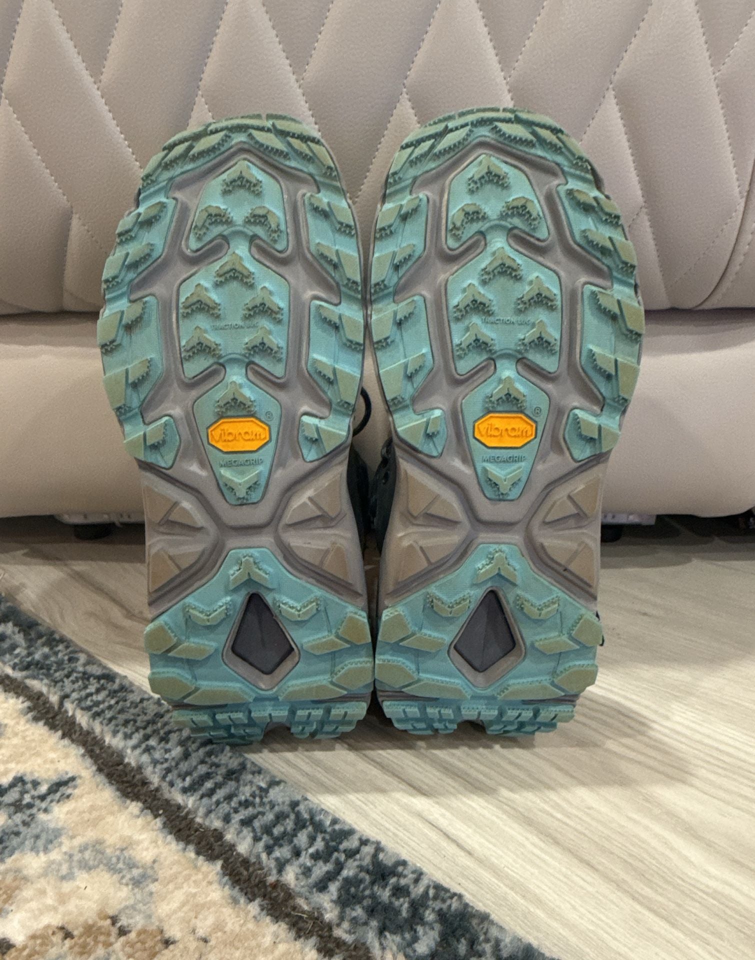 Hoka One One Anacapa Mid Gore-Tex Hiking Boots Gray Blue 6