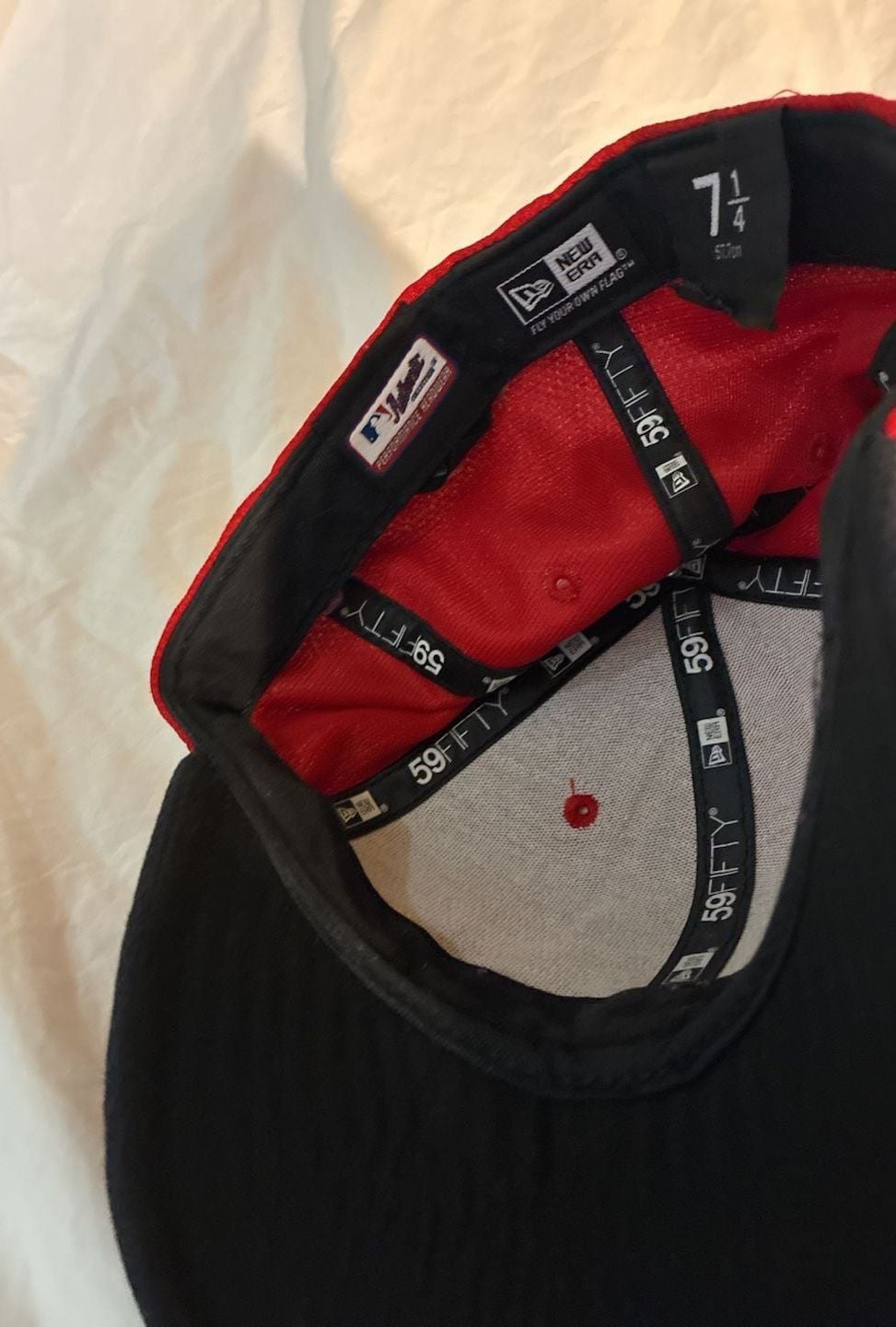 New Era Minnesota Twins 59FIFTY Size 7 1/4 Red Navy Fitted Hat 8