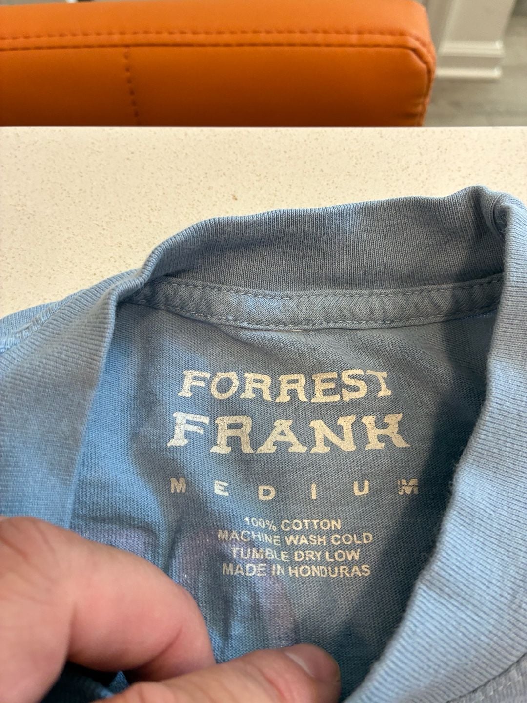 Forrest Frank Child Of God Tour 2025 T-Shirt Size Medium Blue 4