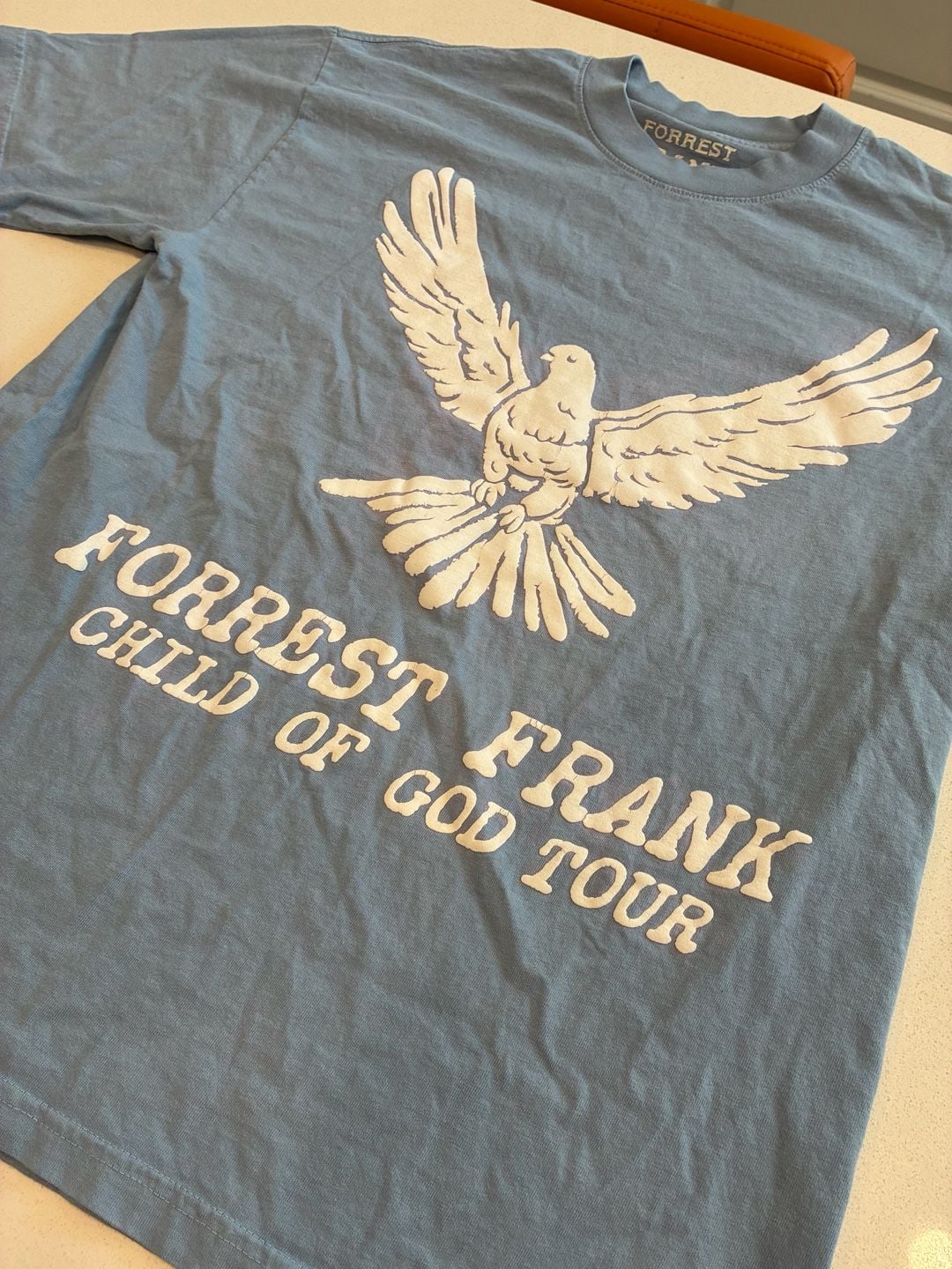 Forrest Frank Child Of God Tour 2025 T-Shirt Size Medium Blue 5